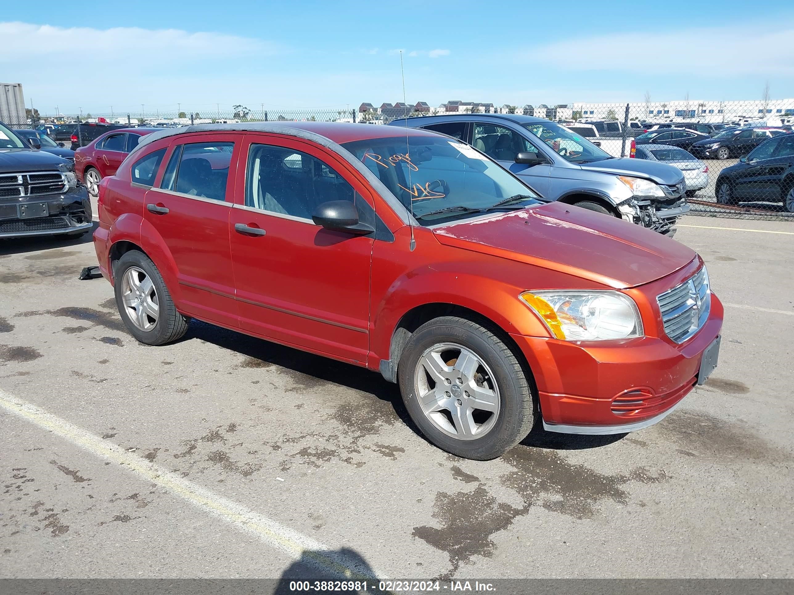 DODGE CALIBER 2007 1b3hb48b47d306827