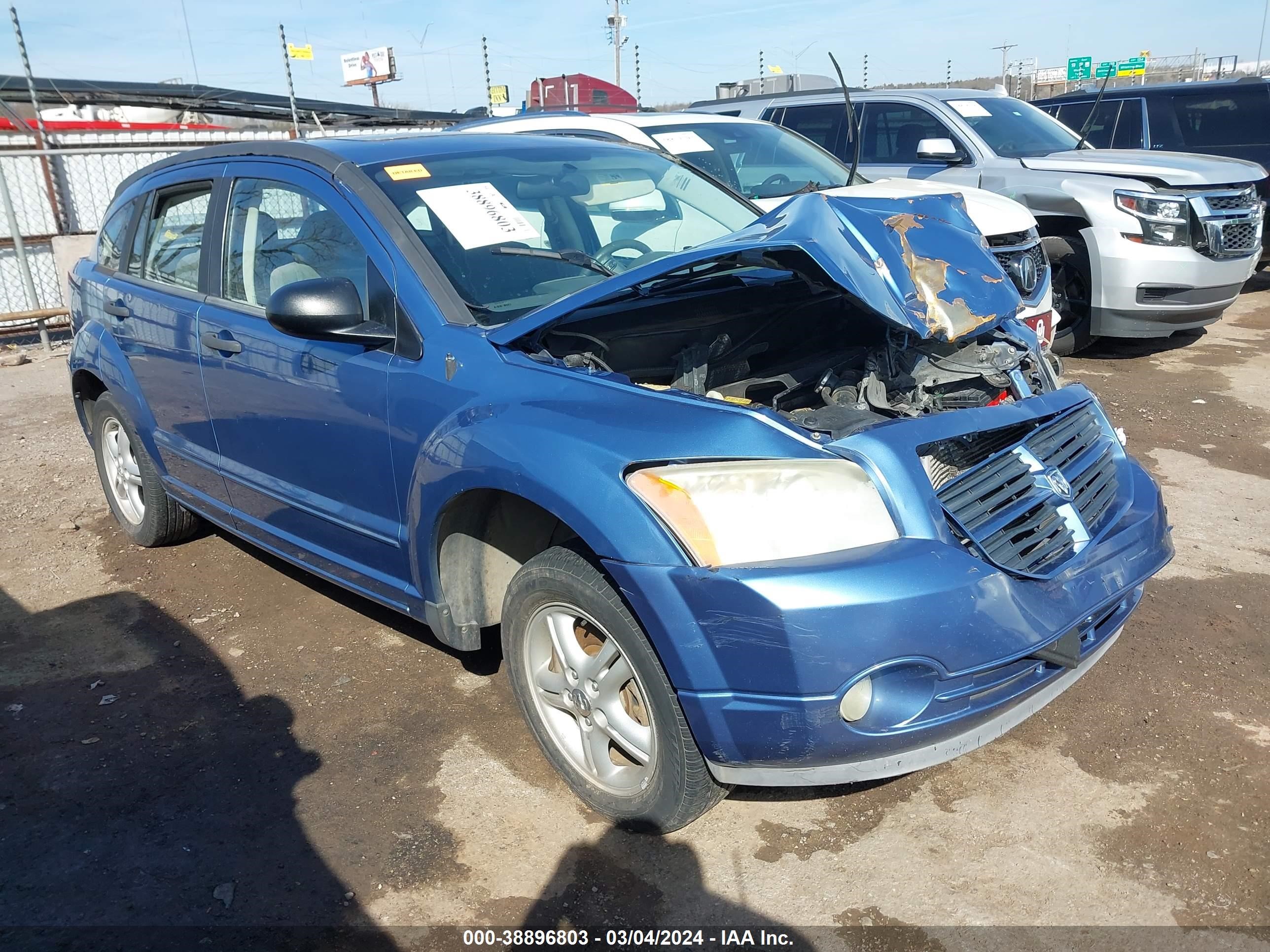 DODGE CALIBER 2007 1b3hb48b57d533038