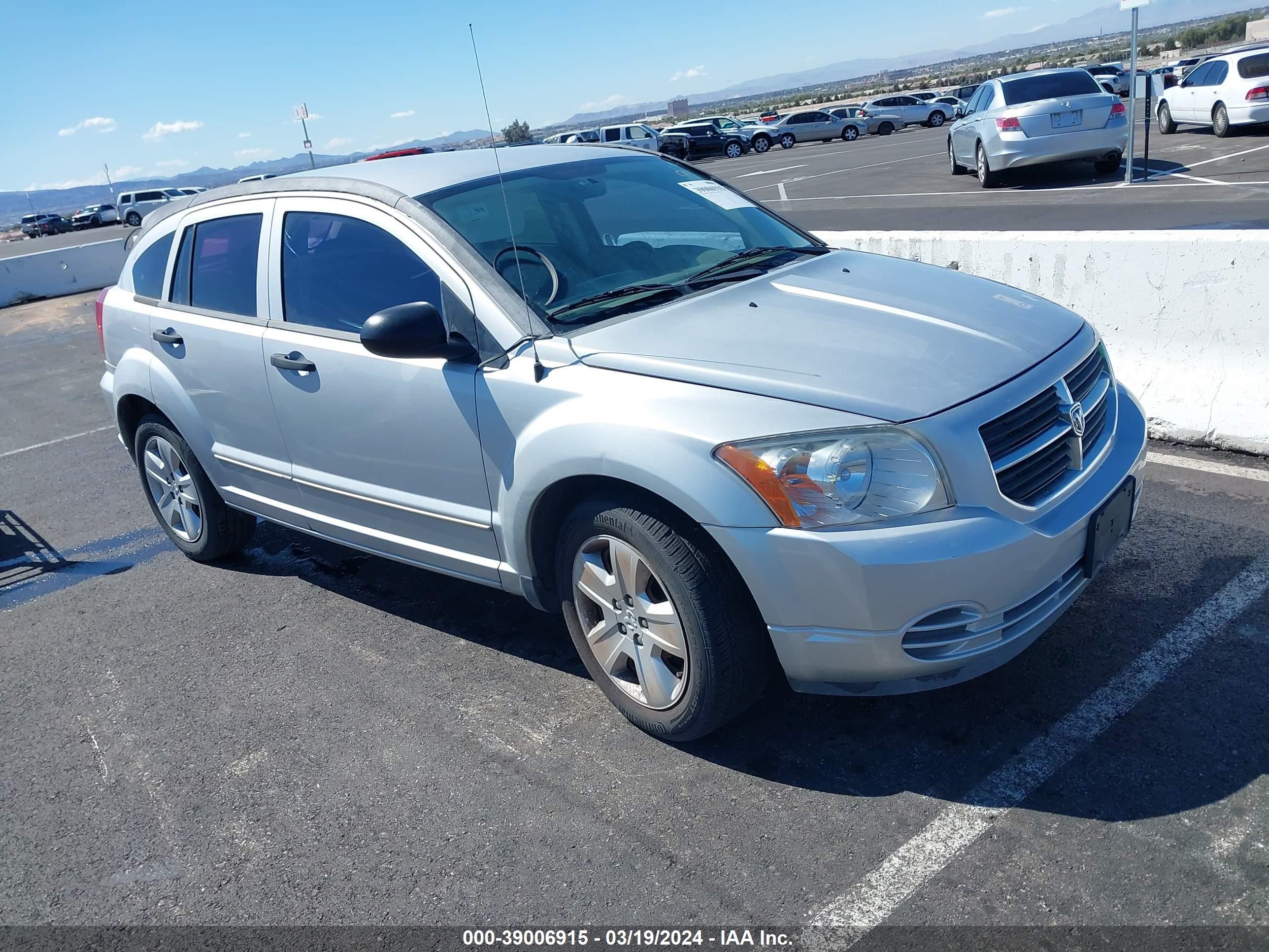 DODGE CALIBER SX 2007 1b3hb48b77d374393