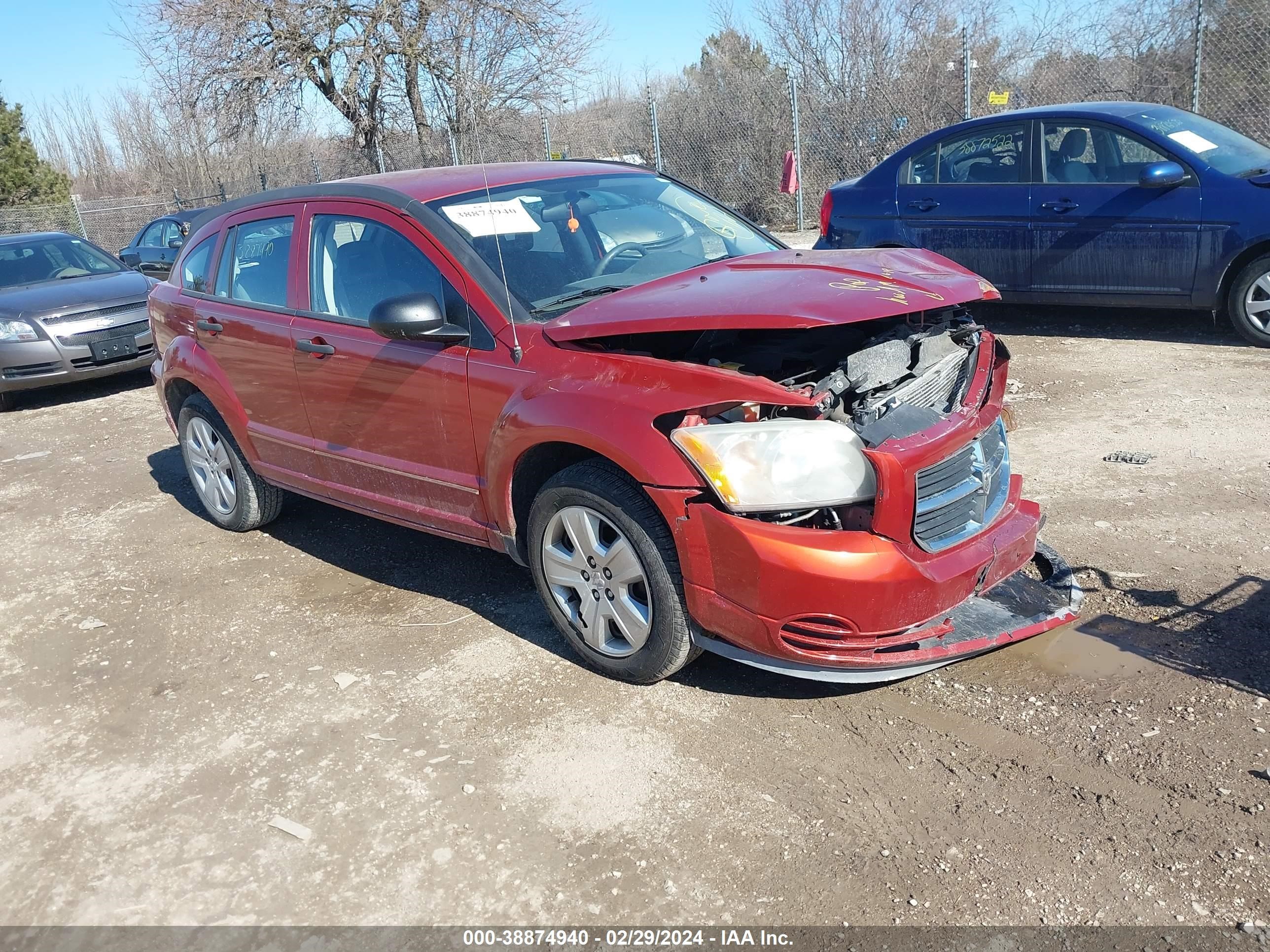 DODGE CALIBER 2007 1b3hb48b87d202244