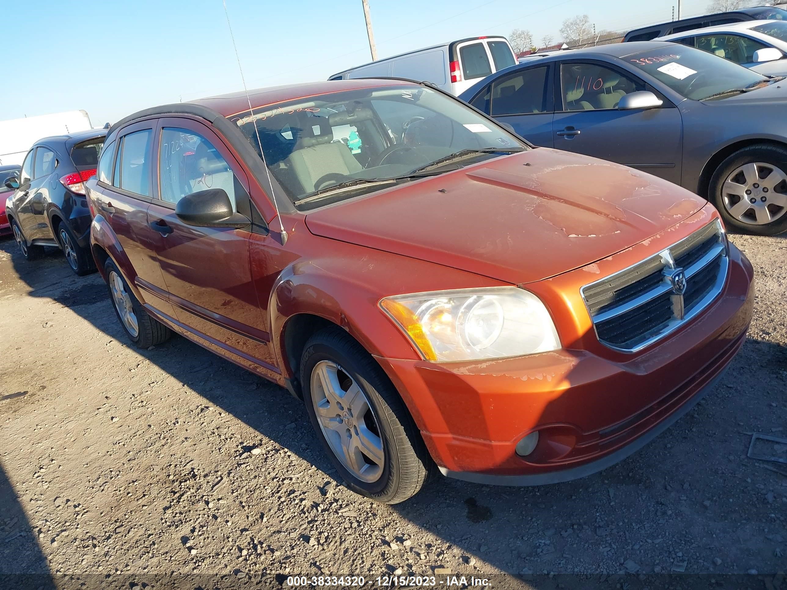 DODGE CALIBER 2007 1b3hb48b87d202499