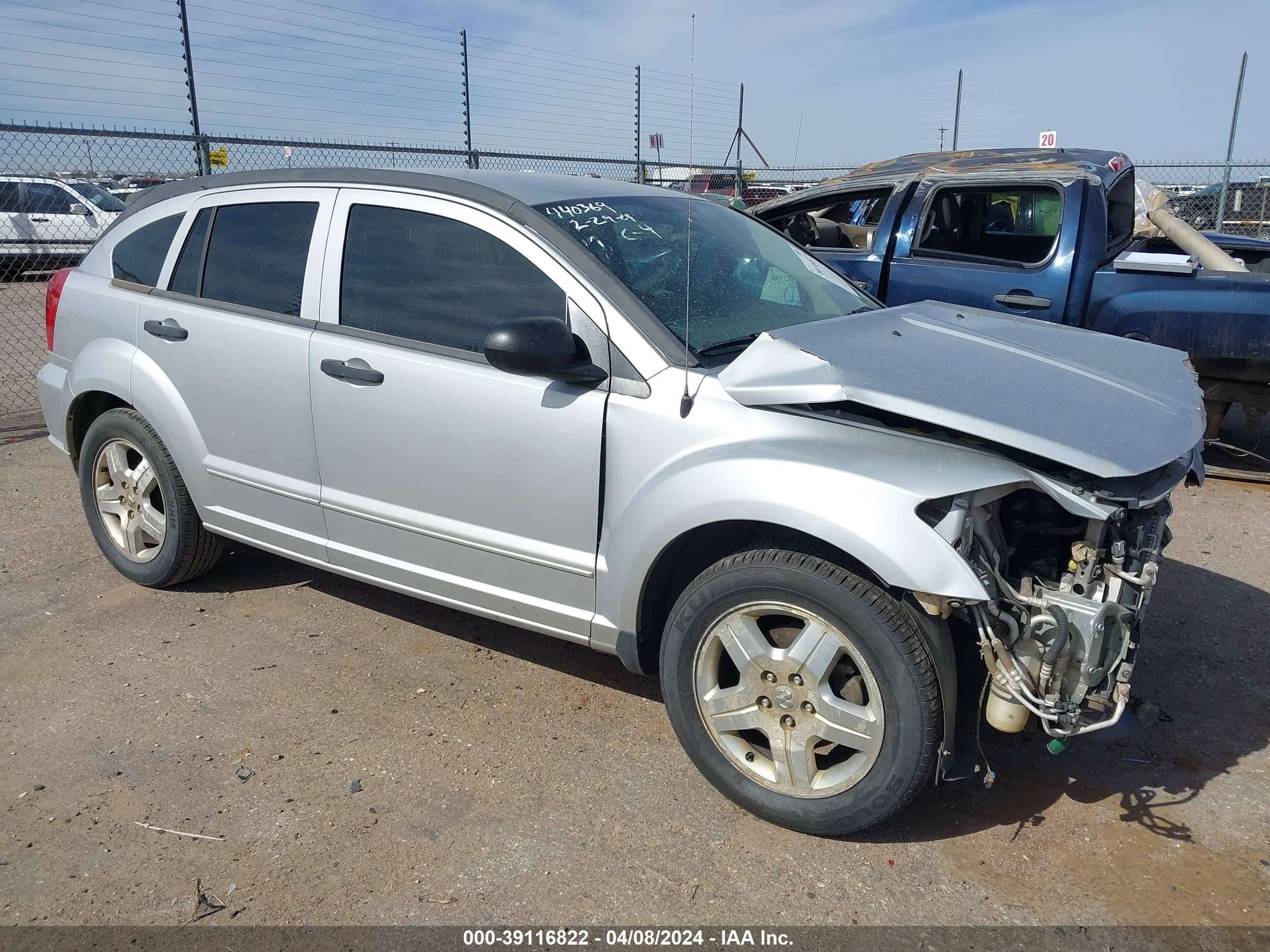 DODGE CALIBER 2007 1b3hb48b97d586440