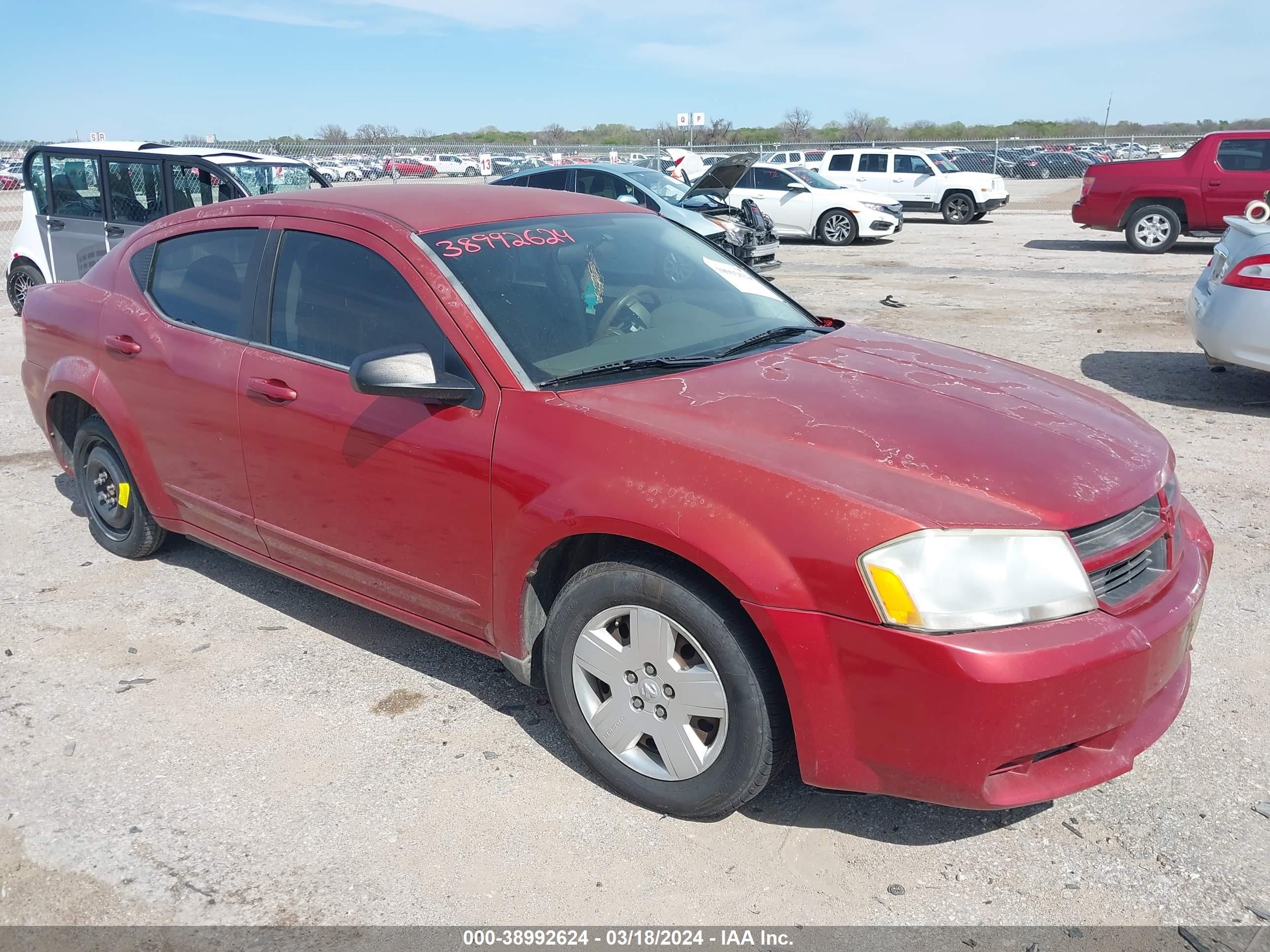 DODGE AVENGER 2008 1b3lc46j18n259155