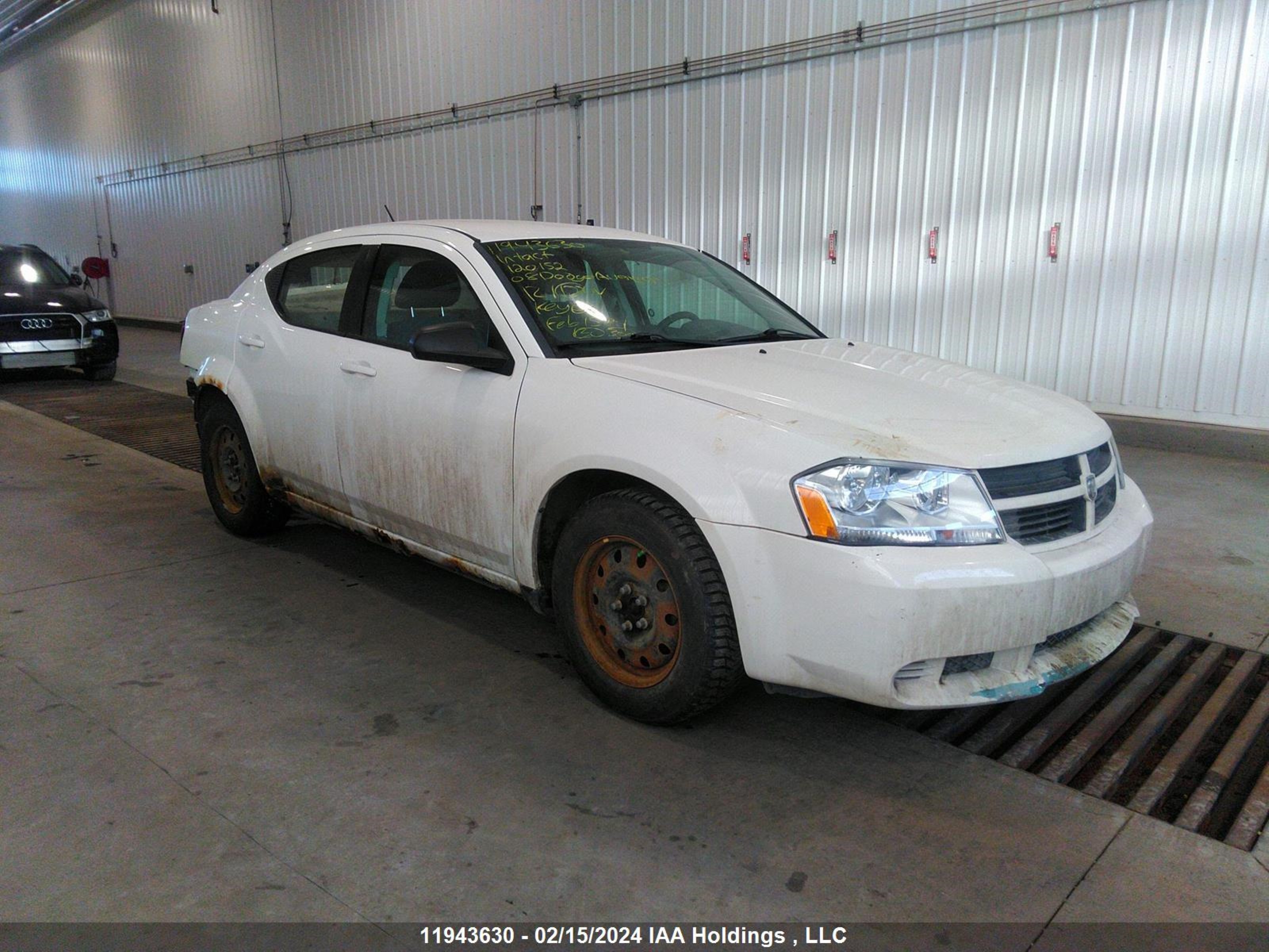 DODGE AVENGER 2008 1b3lc46k18n120152