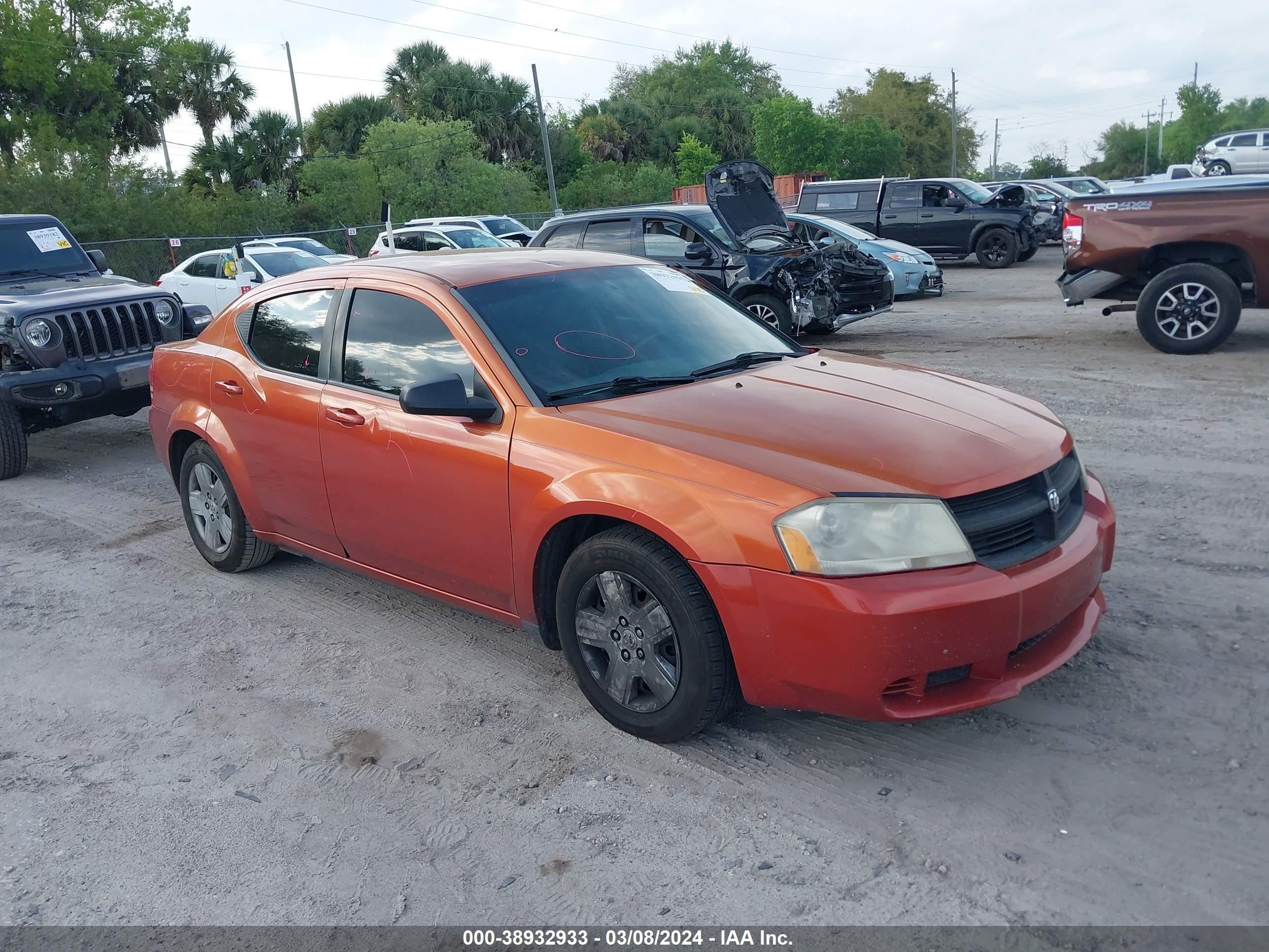 DODGE AVENGER 2008 1b3lc46k58n262973