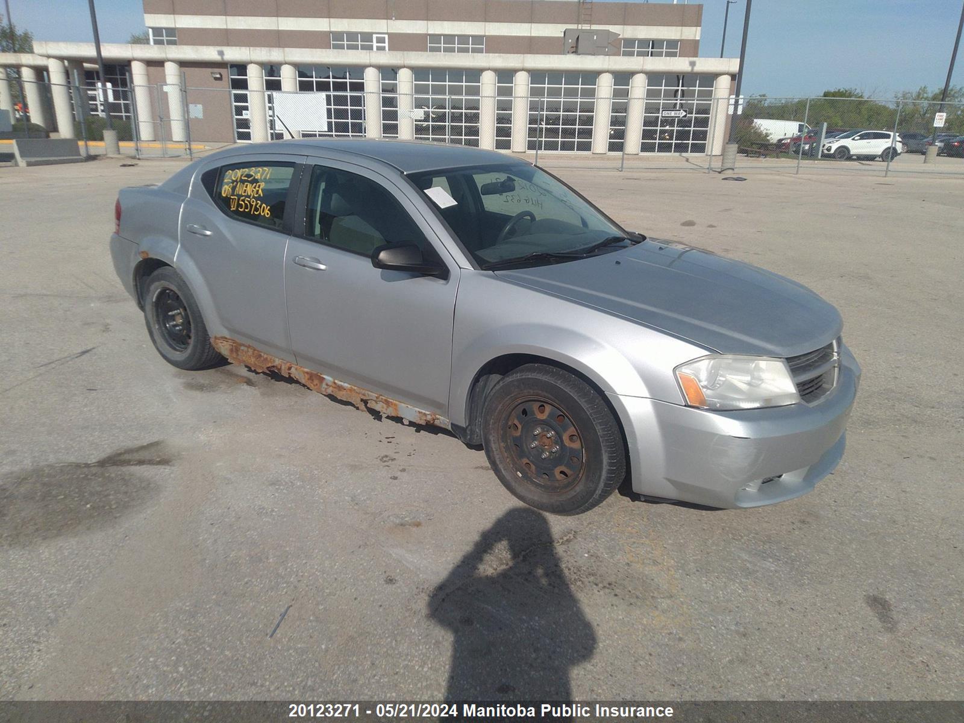 DODGE AVENGER 2008 1b3lc46k58n559306