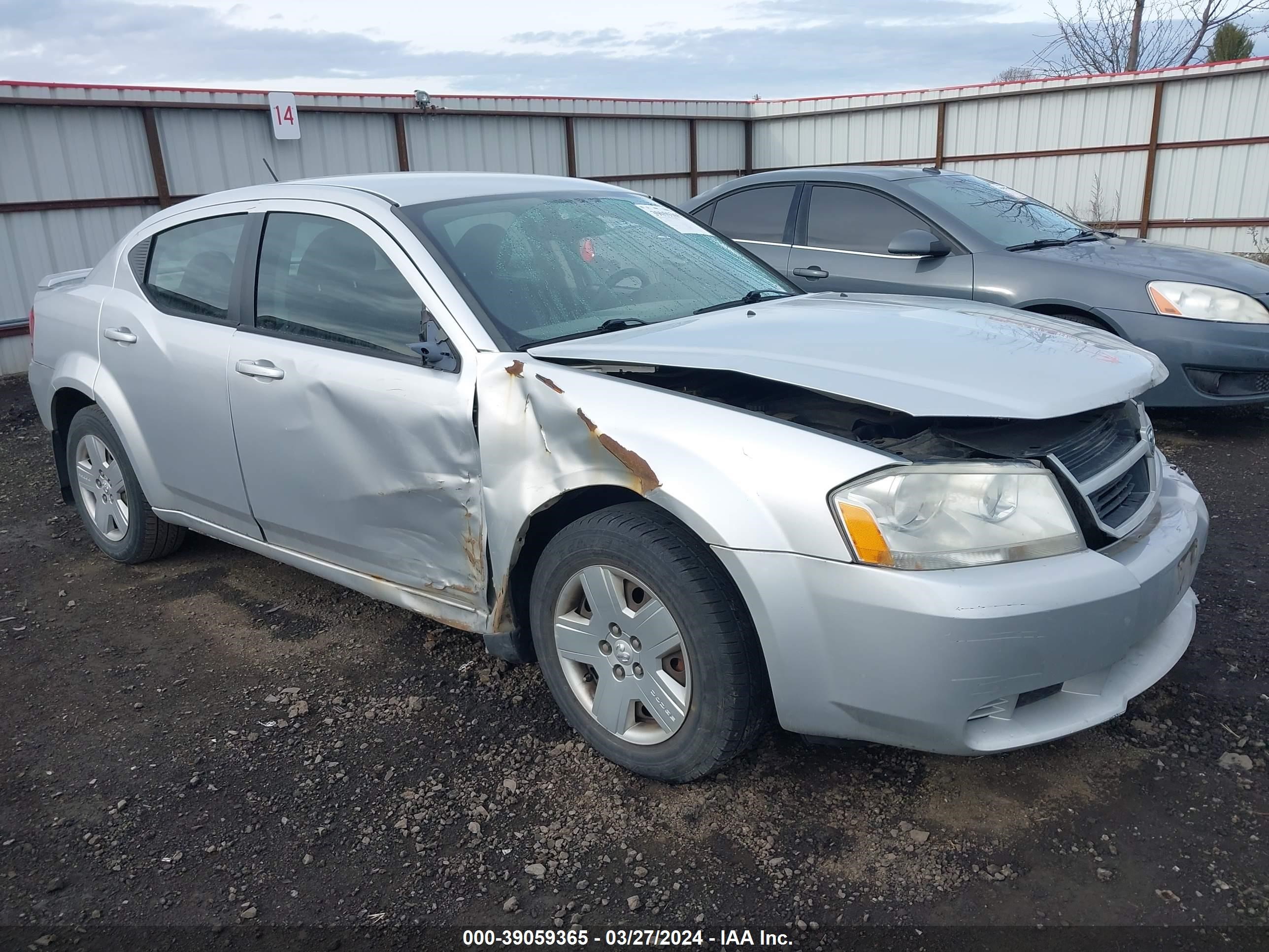 DODGE AVENGER 2008 1b3lc46k78n164124