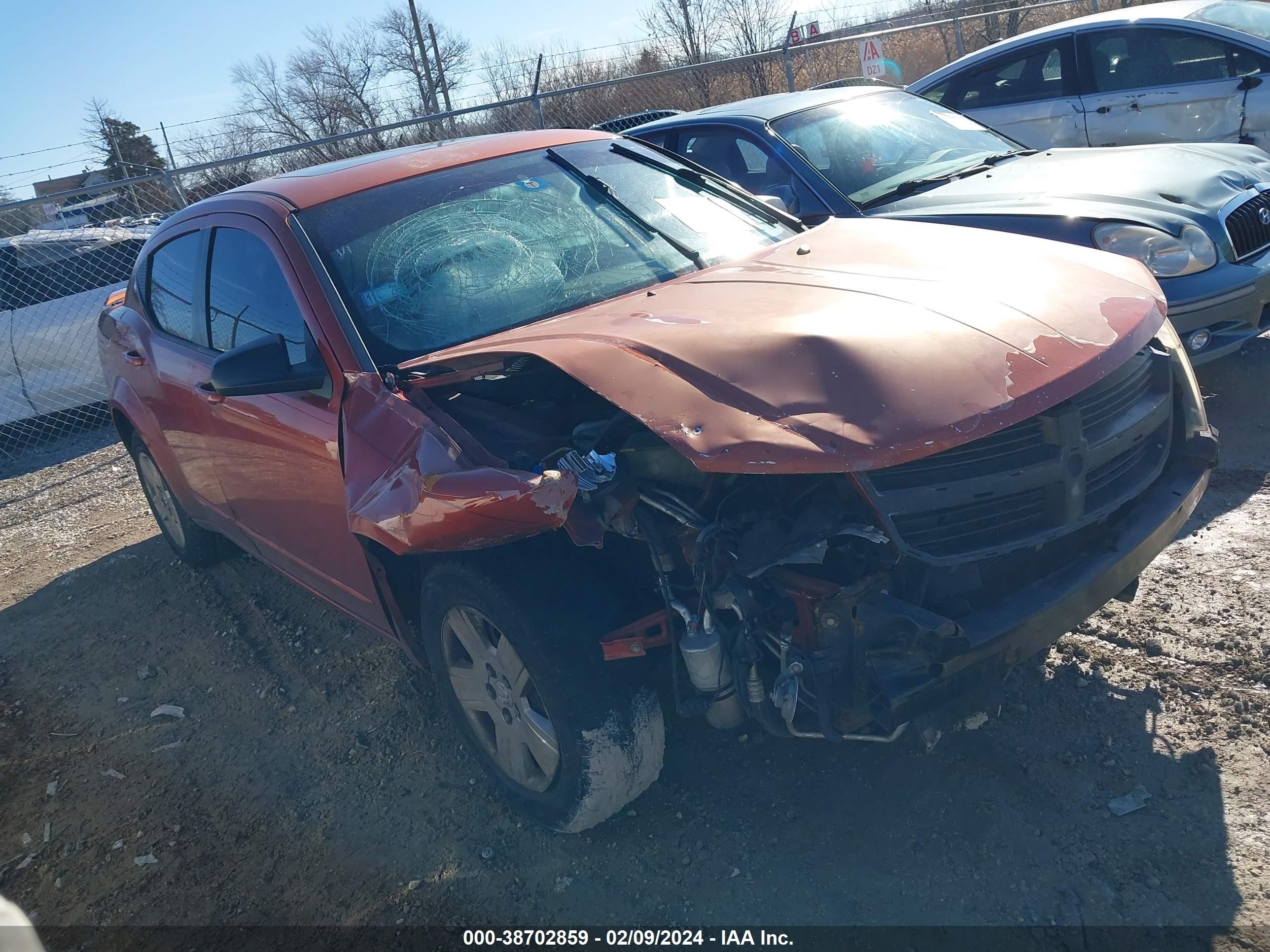 DODGE AVENGER 2008 1b3lc46k98n611701