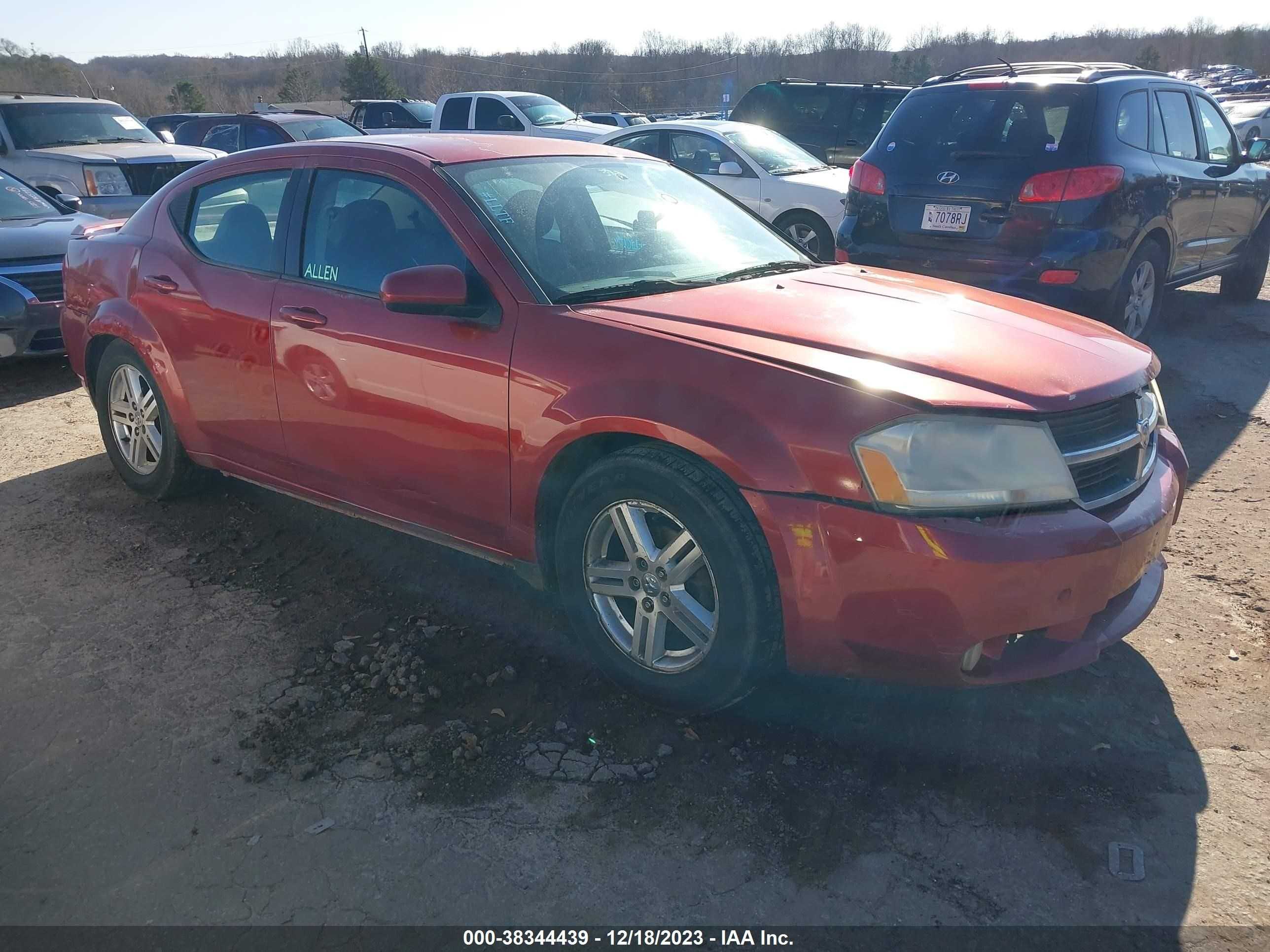 DODGE AVENGER 2009 1b3lc56b09n550682