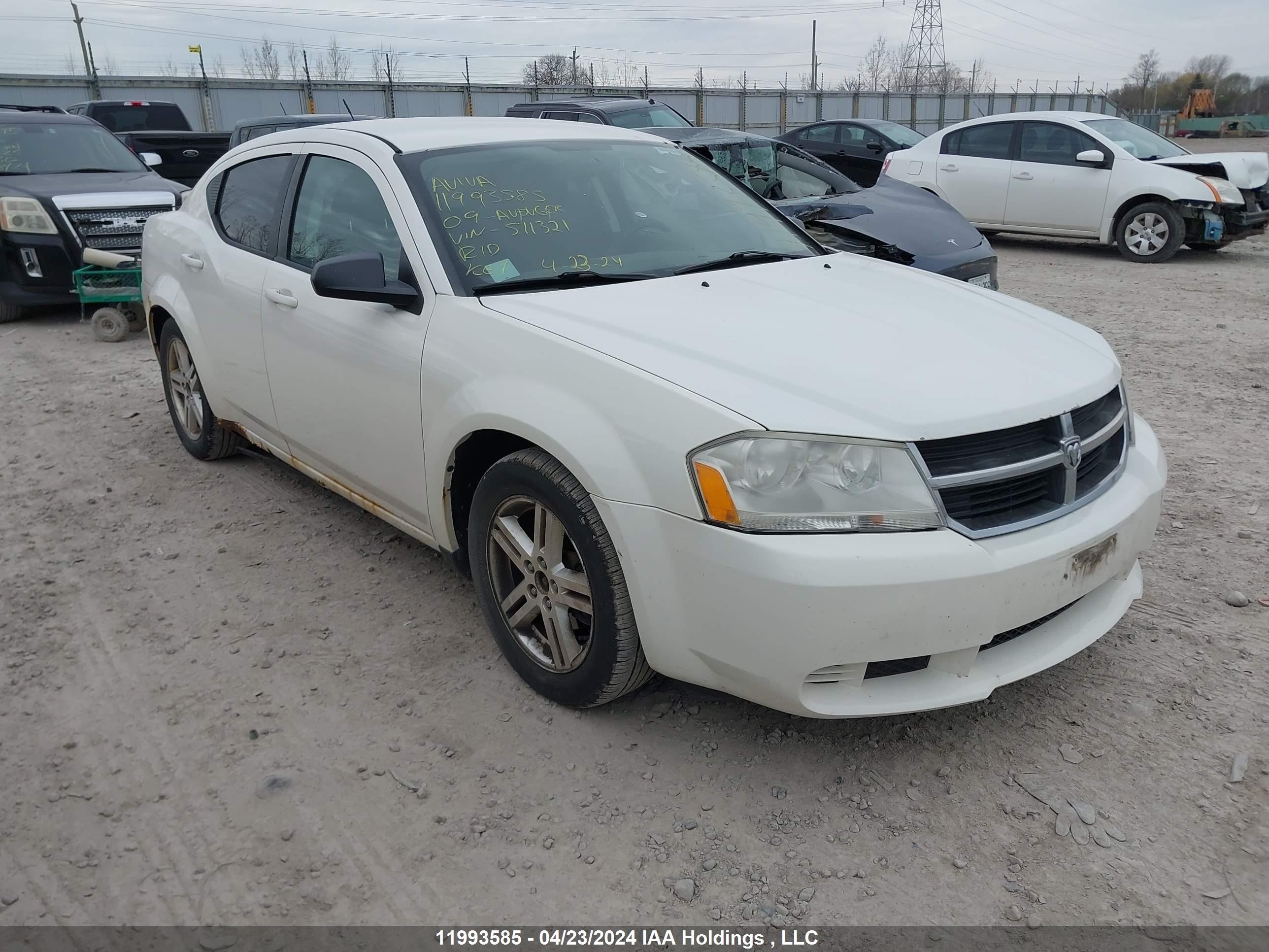 DODGE AVENGER 2009 1b3lc56d29n511321