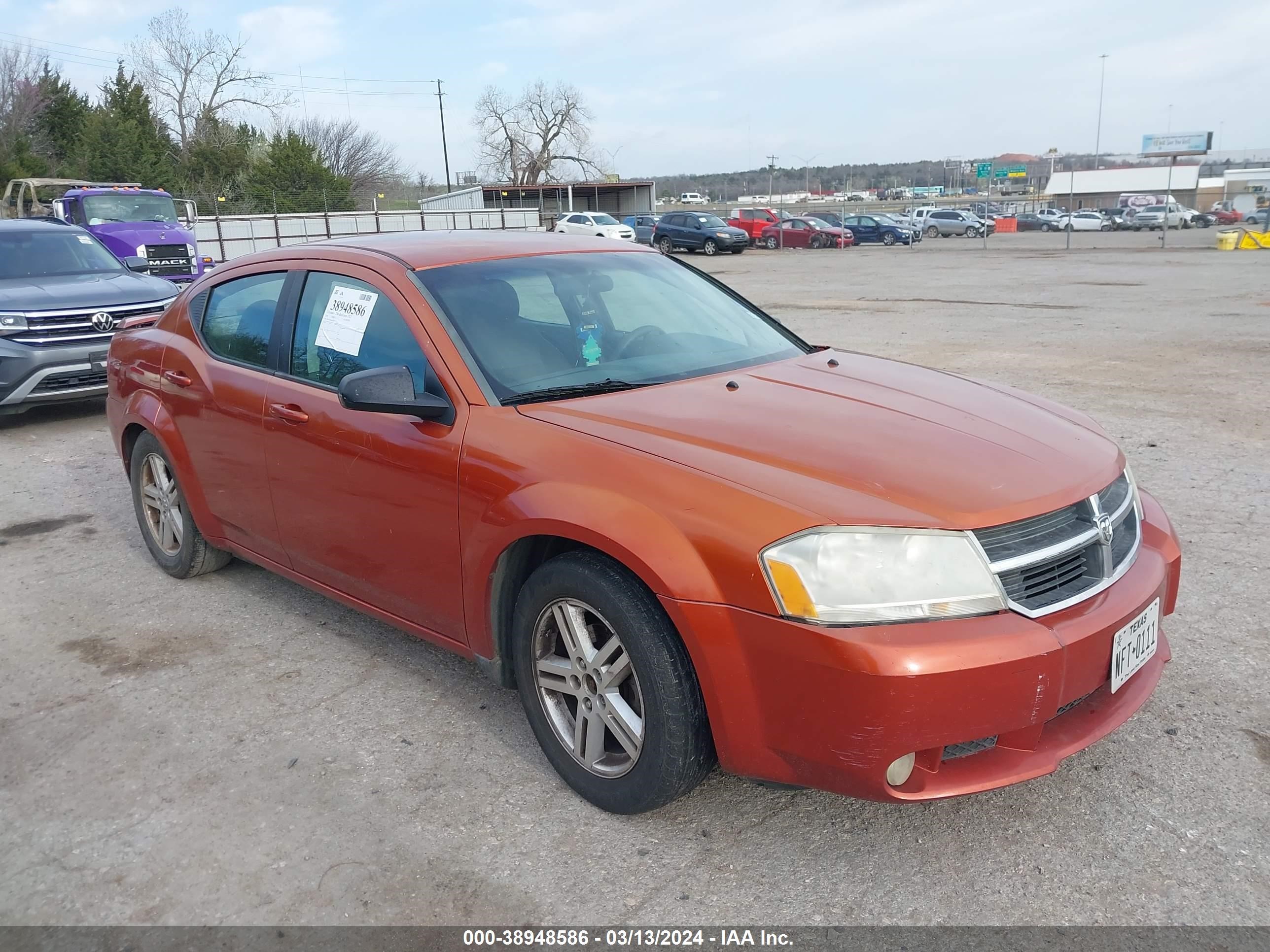 DODGE AVENGER 2008 1b3lc56k08n131911