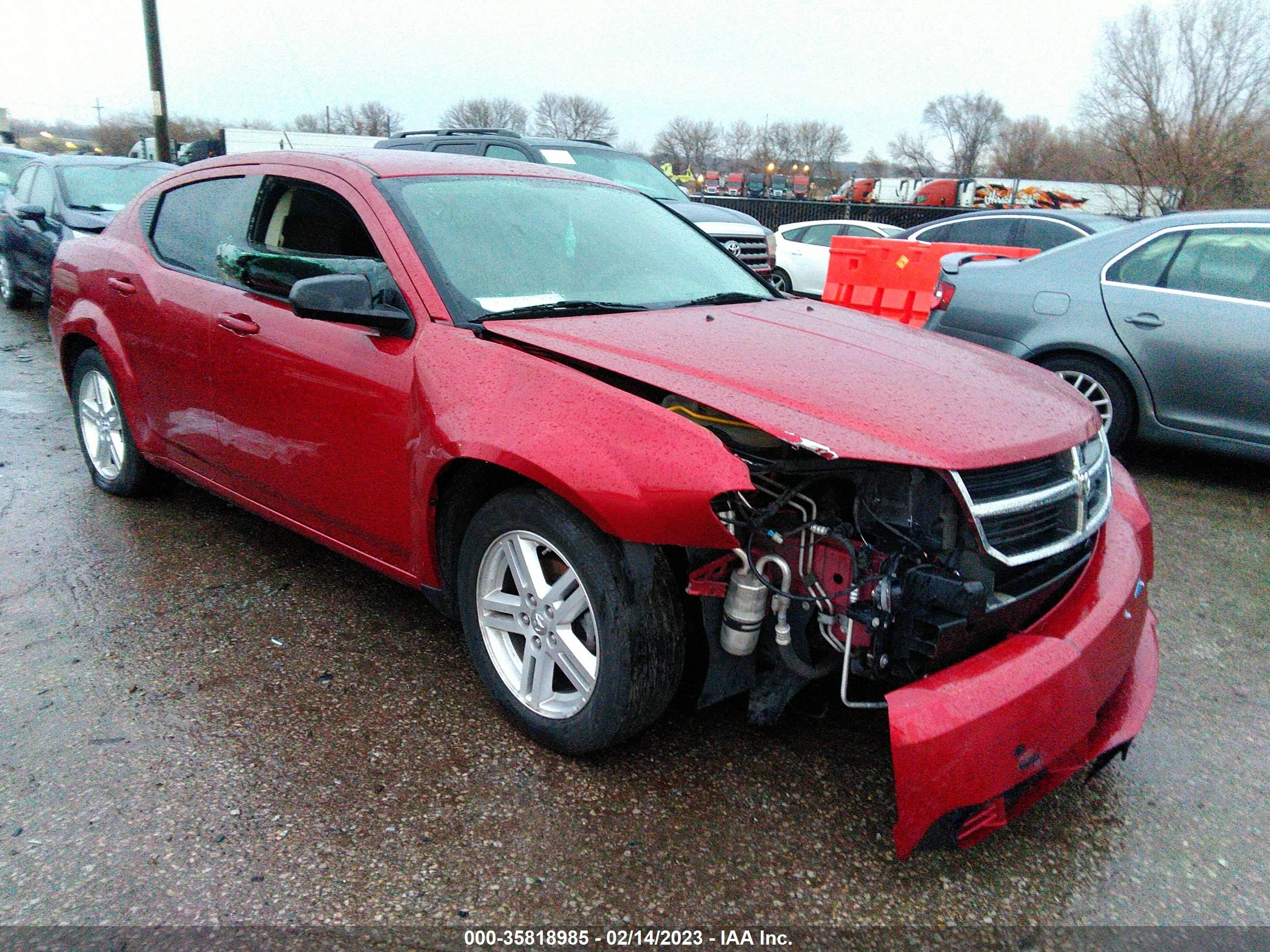 DODGE AVENGER 2008 1b3lc56k98n298462