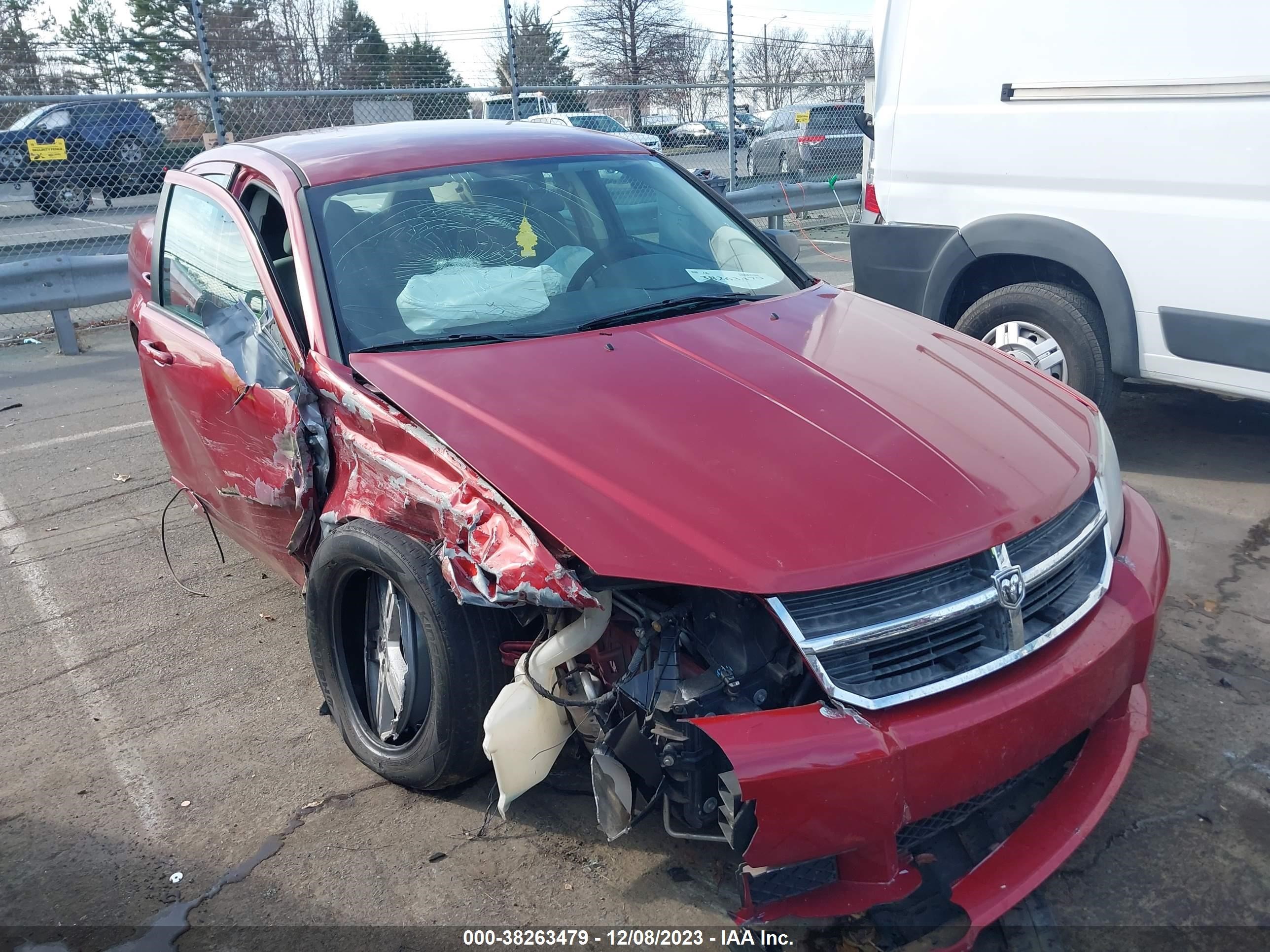 DODGE AVENGER 2008 1b3lc56r08n691442