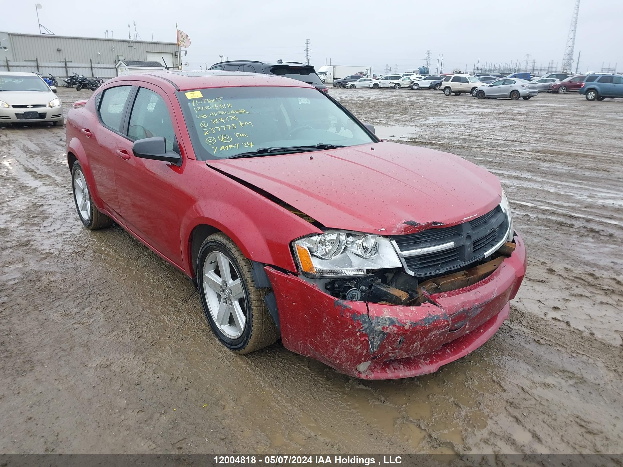 DODGE AVENGER 2008 1b3lc56rx8n214176