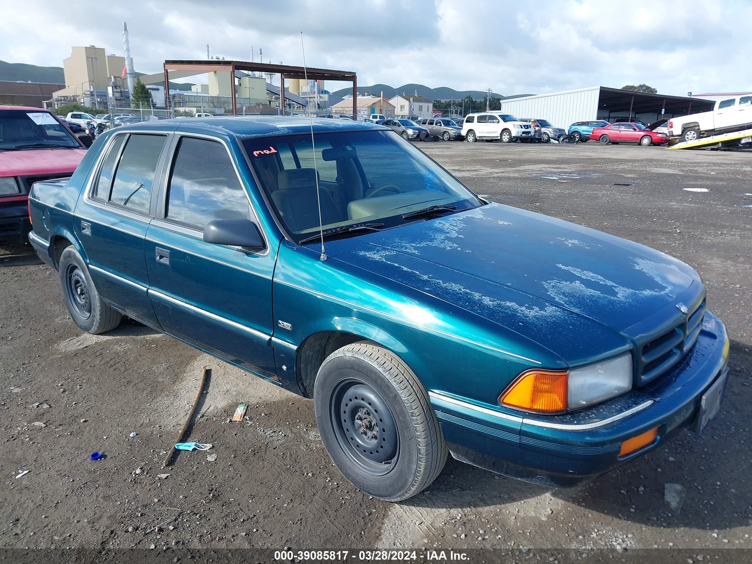 DODGE SPIRIT 1993 1b3xa4631pf570618