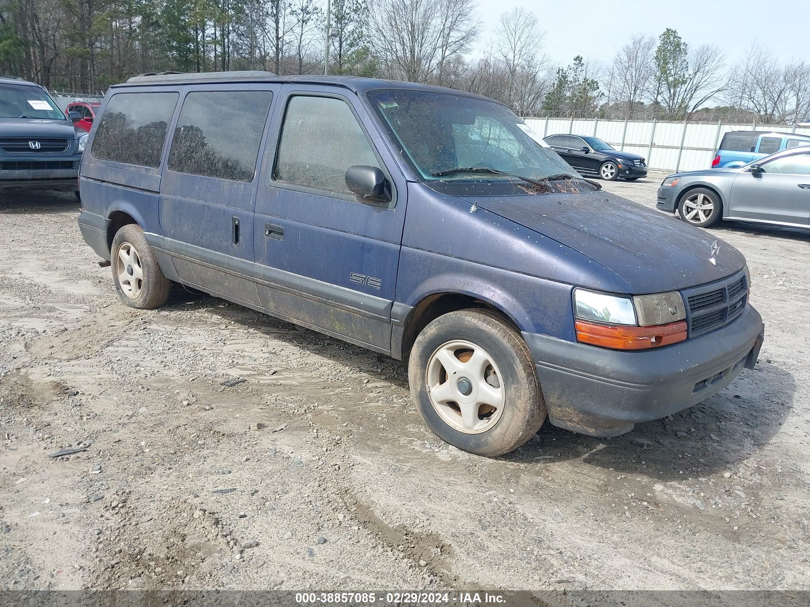 DODGE CARAVAN 1995 1b4eh44rxsx543144