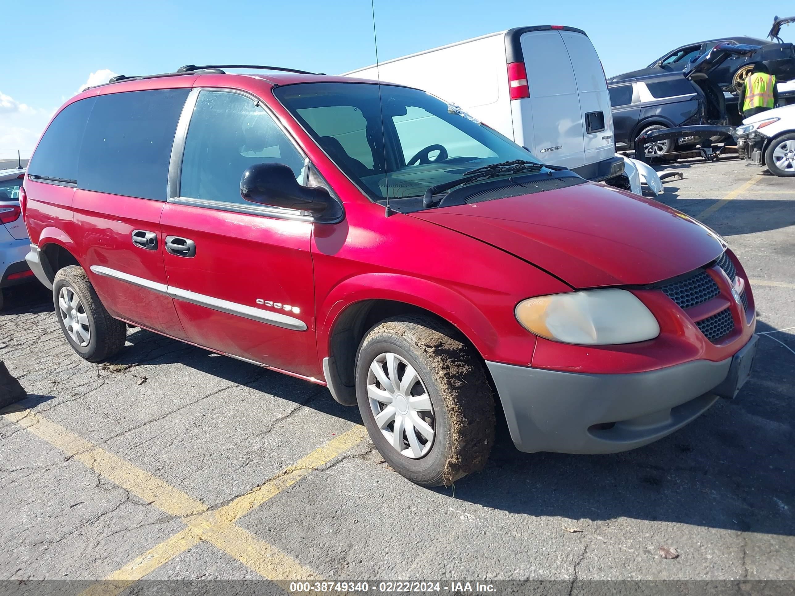 DODGE CARAVAN 2001 1b4gp25341b224786