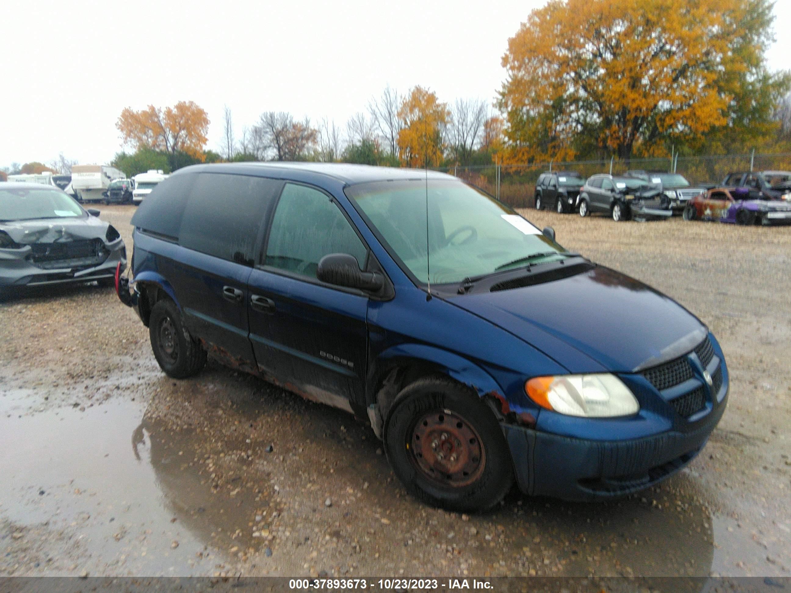 DODGE CARAVAN 2001 1b4gp25371b160811