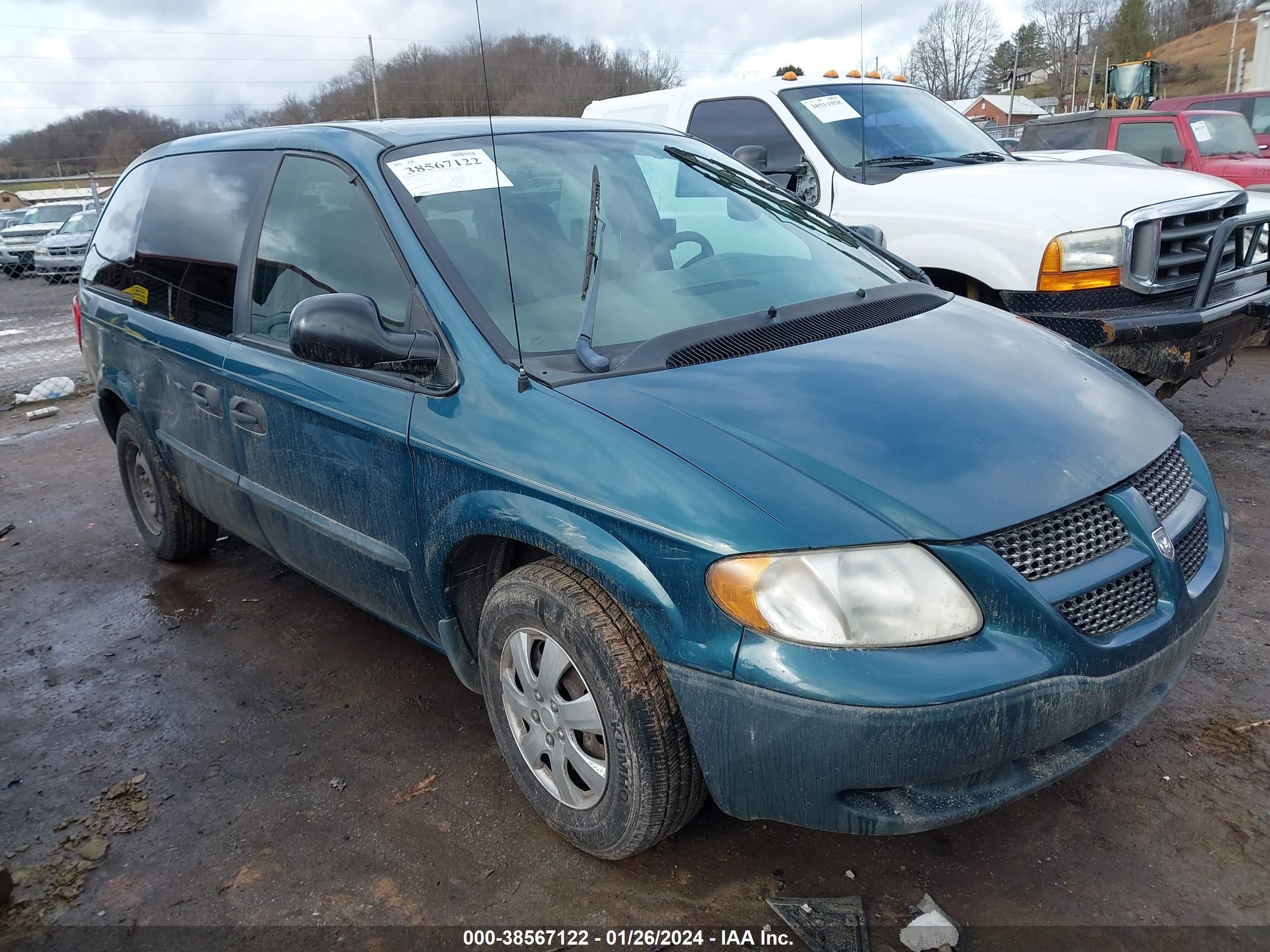 DODGE CARAVAN 2002 1b4gp25372b667144