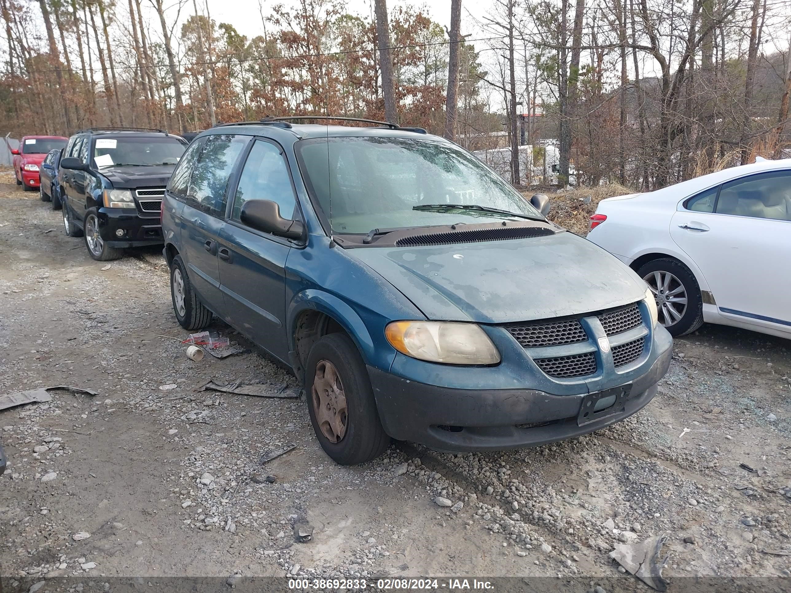 DODGE CARAVAN 2002 1b4gp25372b672263