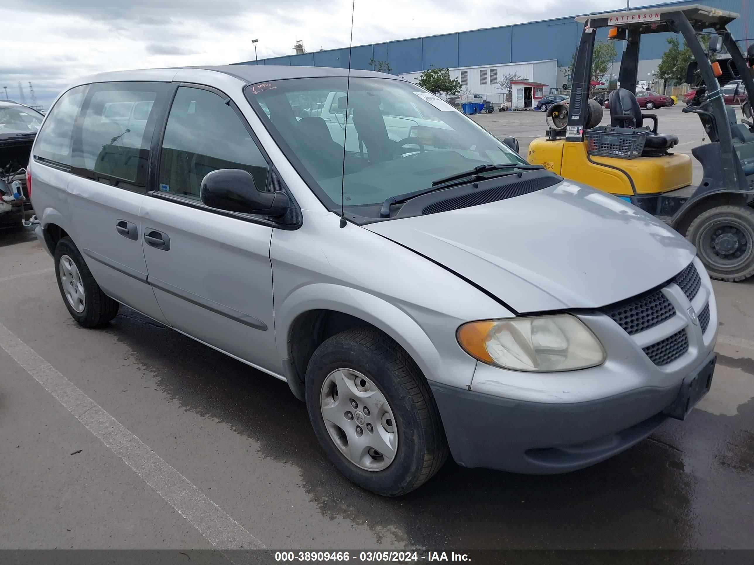 DODGE CARAVAN 2002 1b4gp25b02b615586