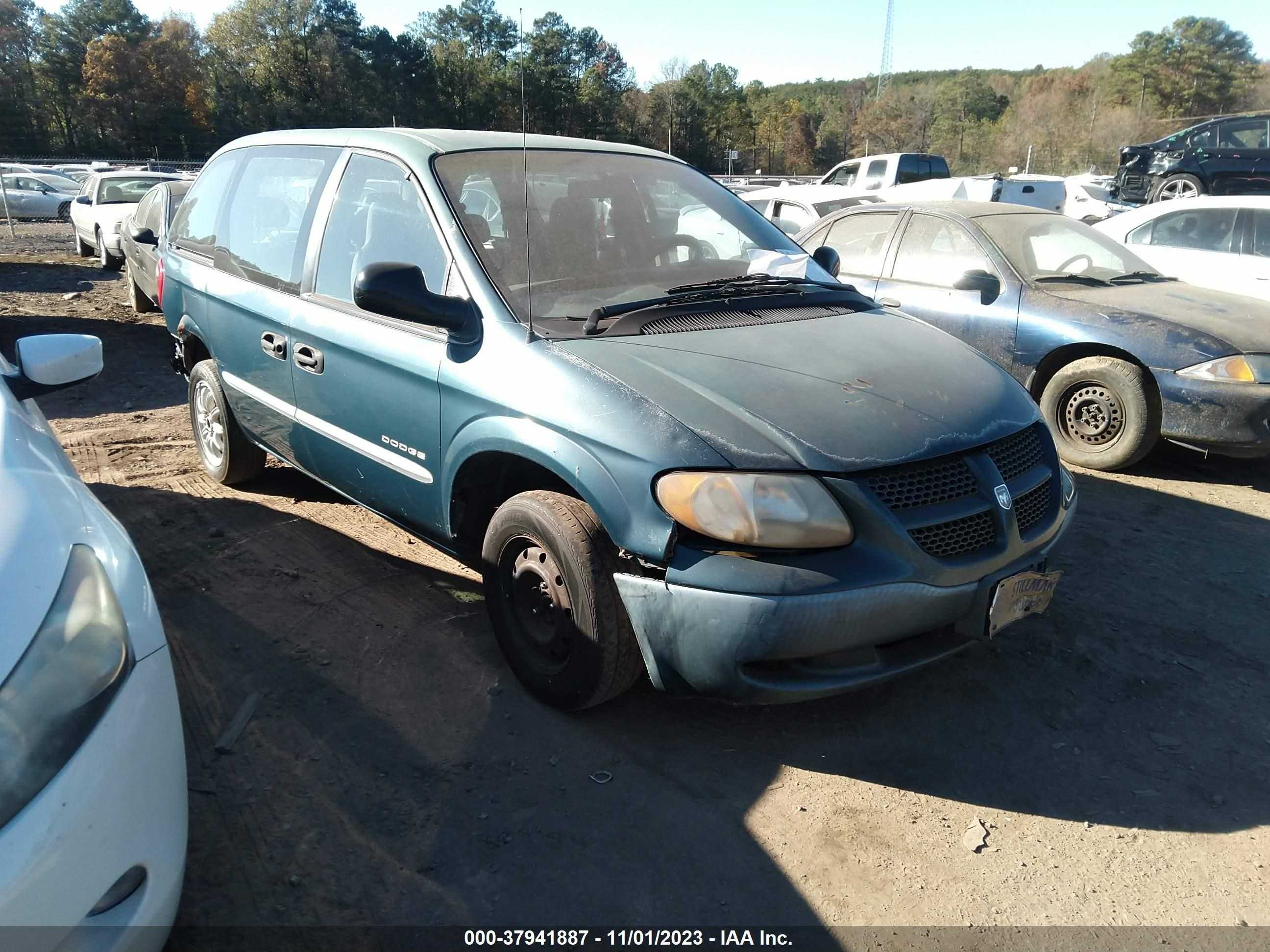 DODGE CARAVAN 2001 1b4gp25b51b258002