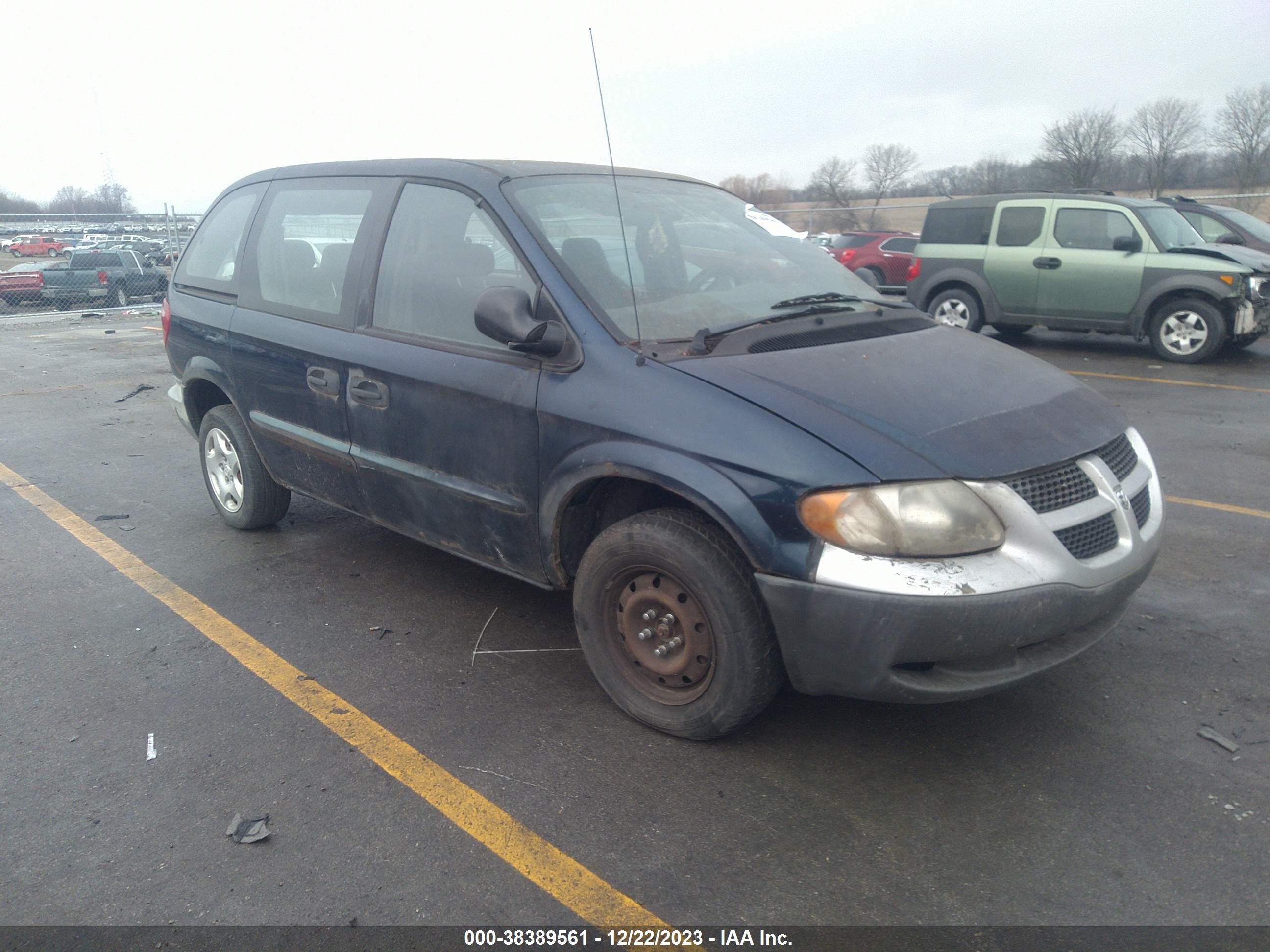 DODGE CARAVAN 2002 1b4gp25b72b733697