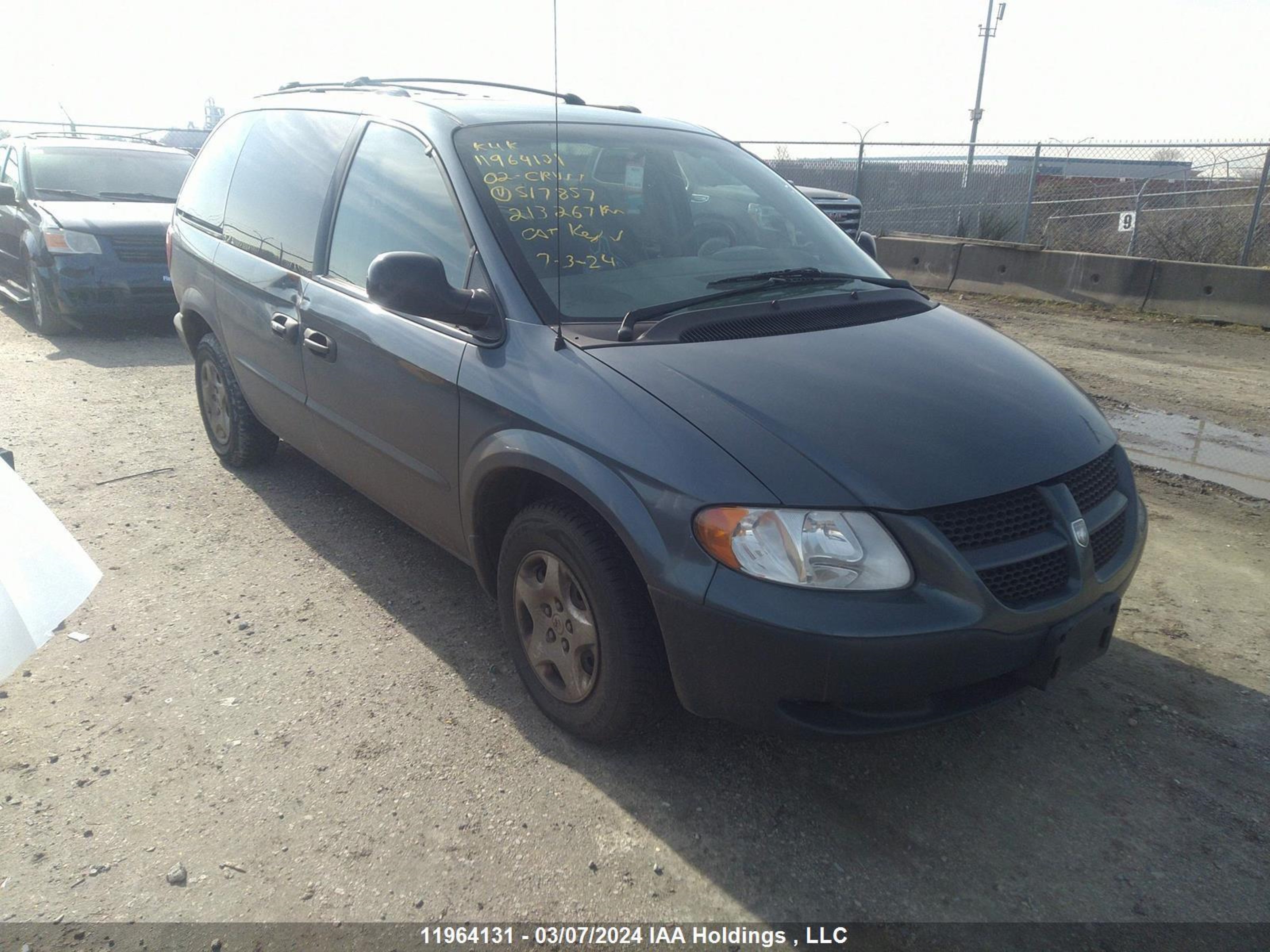 DODGE CARAVAN 2002 1b4gp25r12b517857