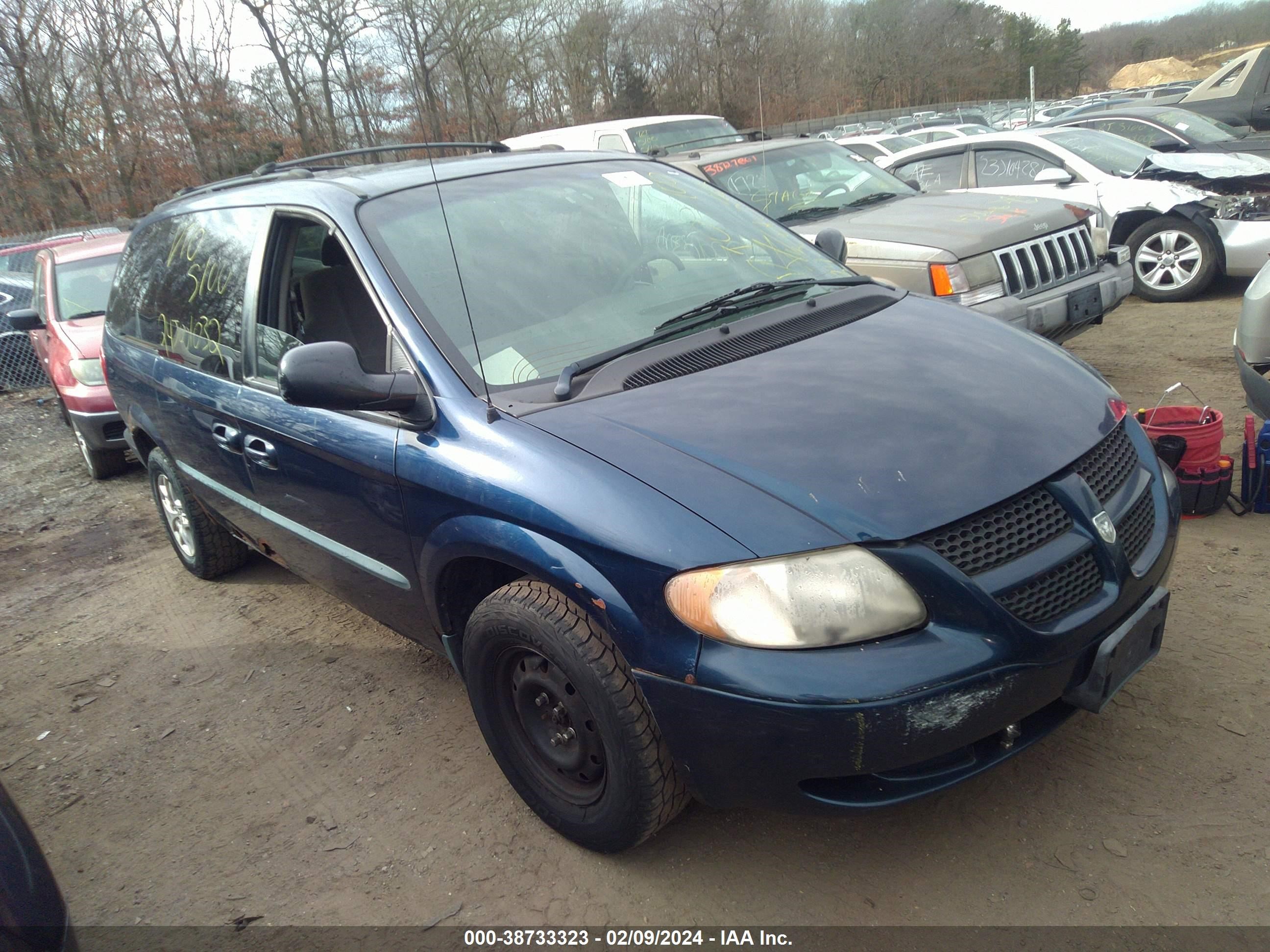 DODGE CARAVAN 2002 1b4gp34312b558508