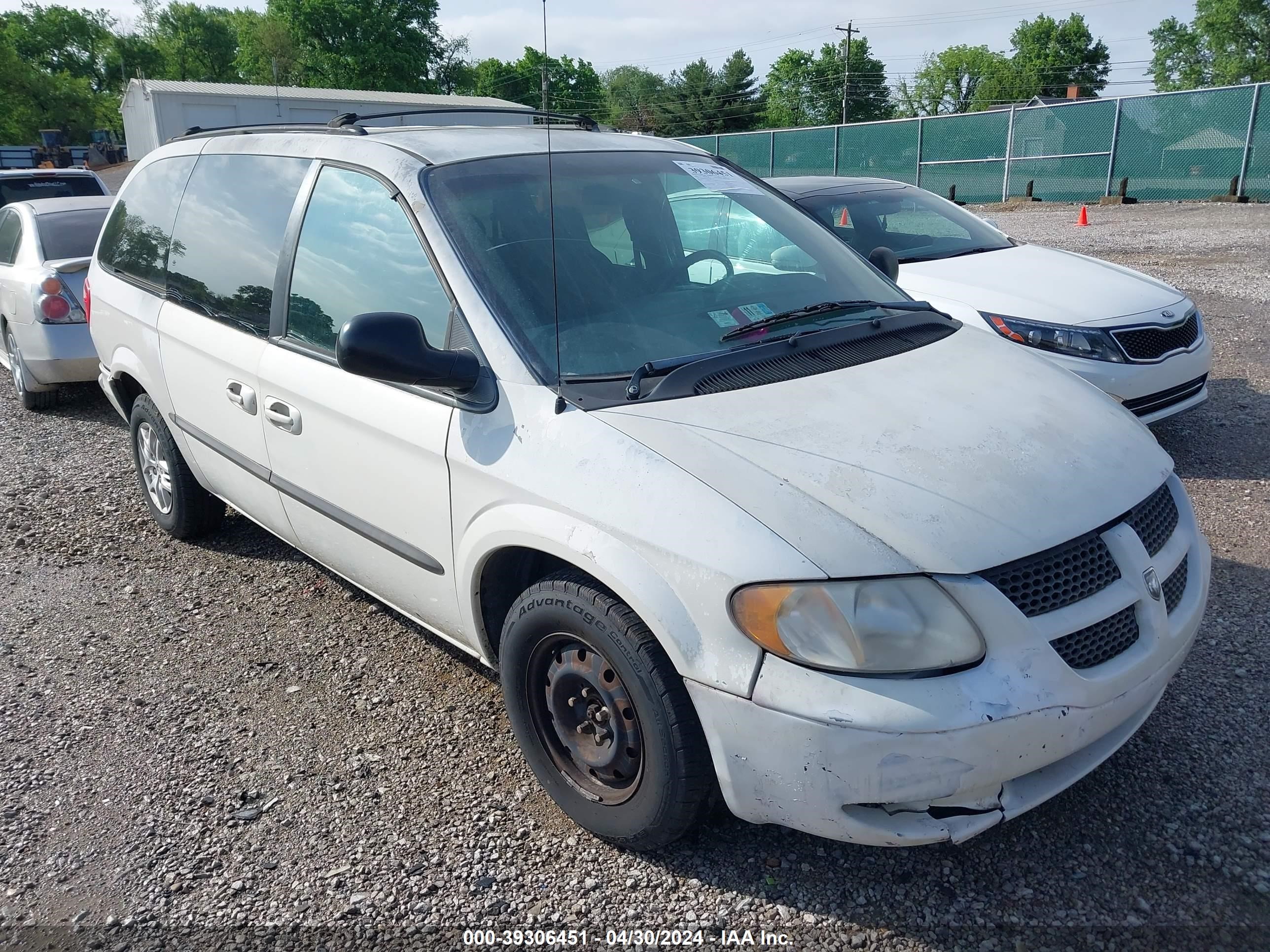 DODGE CARAVAN 2002 1b4gp44332b625065