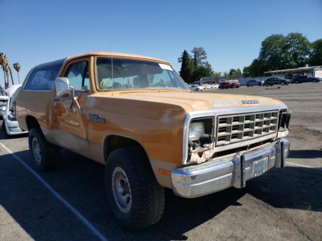 DODGE RAMCHARGER 1982 1b4gw12r5cs265968