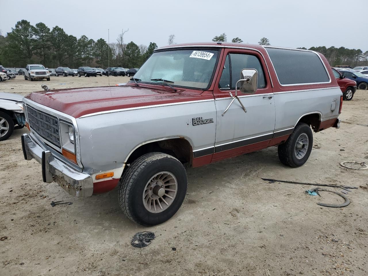 DODGE RAMCHARGER 1985 1b4gw12w7fs669686