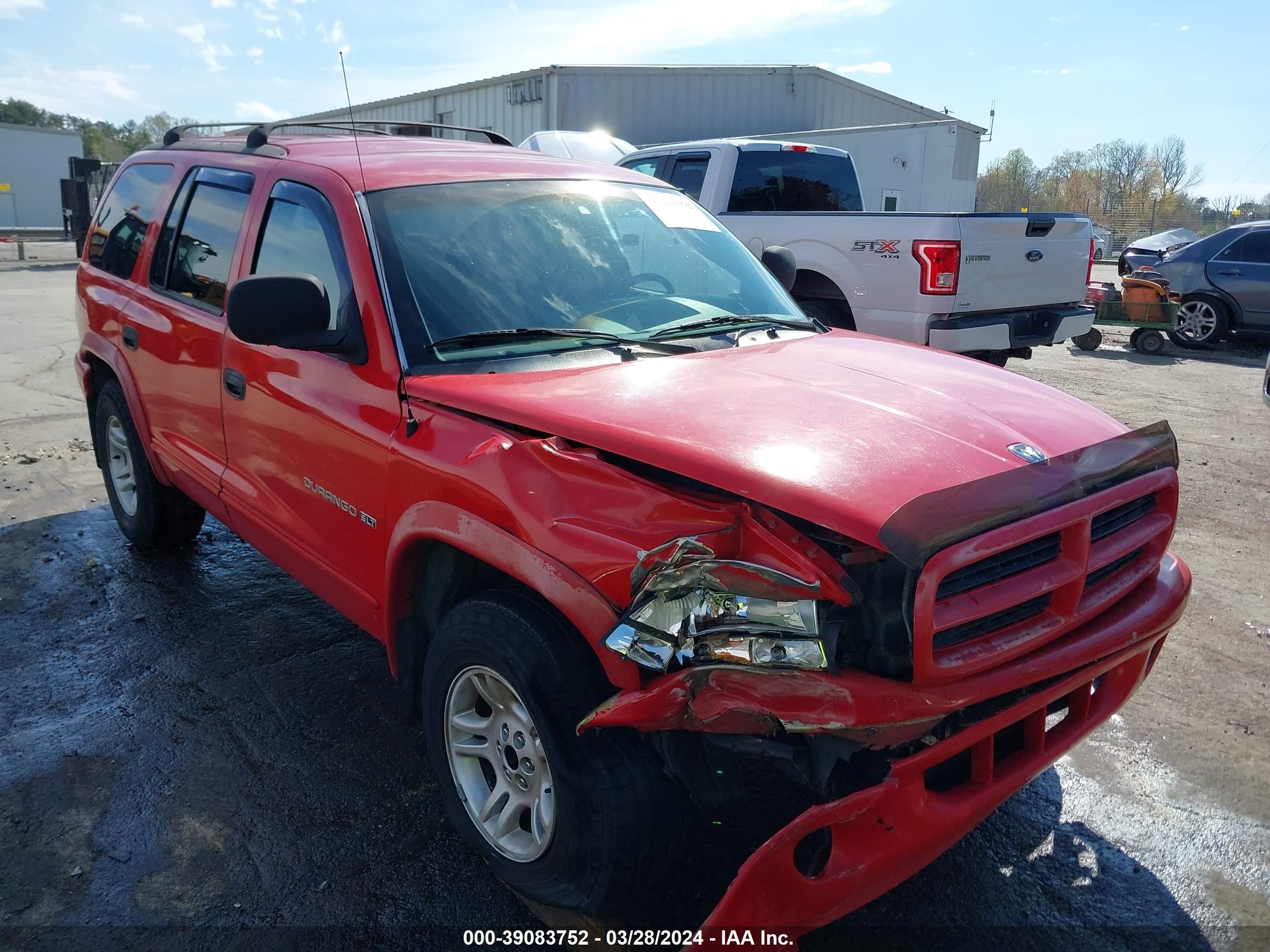 DODGE DURANGO 2000 1b4hr28z1yf225749