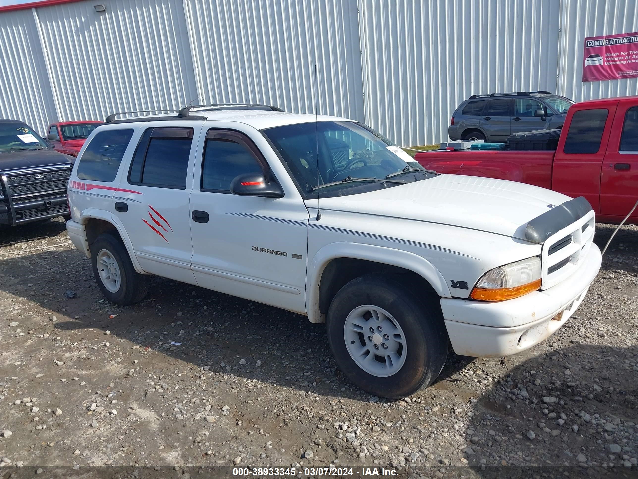 DODGE DURANGO 2000 1b4hr28z7yf242801