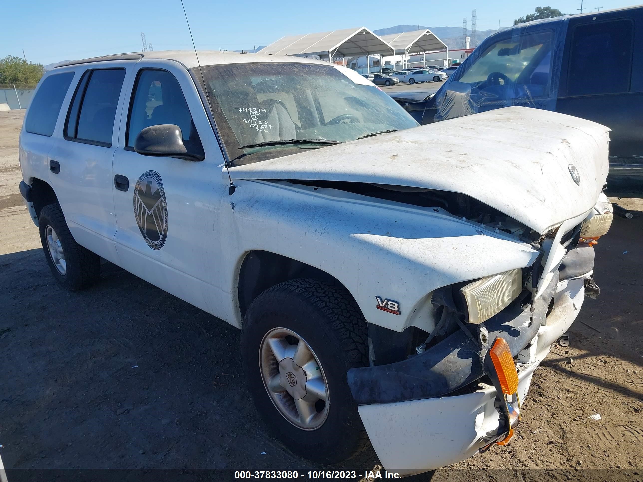 DODGE DURANGO 2000 1b4hs28n1yf160631