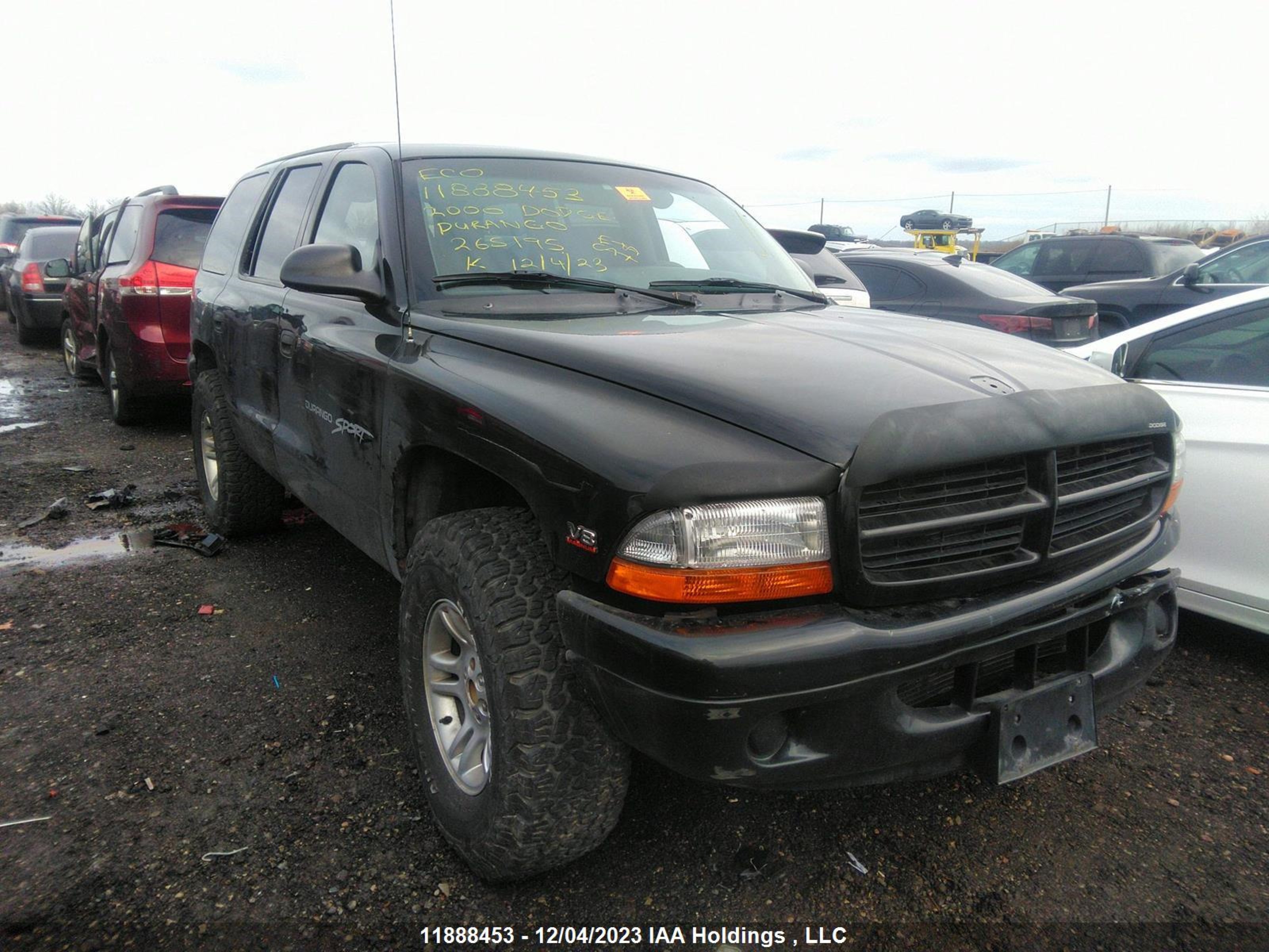 DODGE DURANGO 2000 1b4hs28n6yf265195