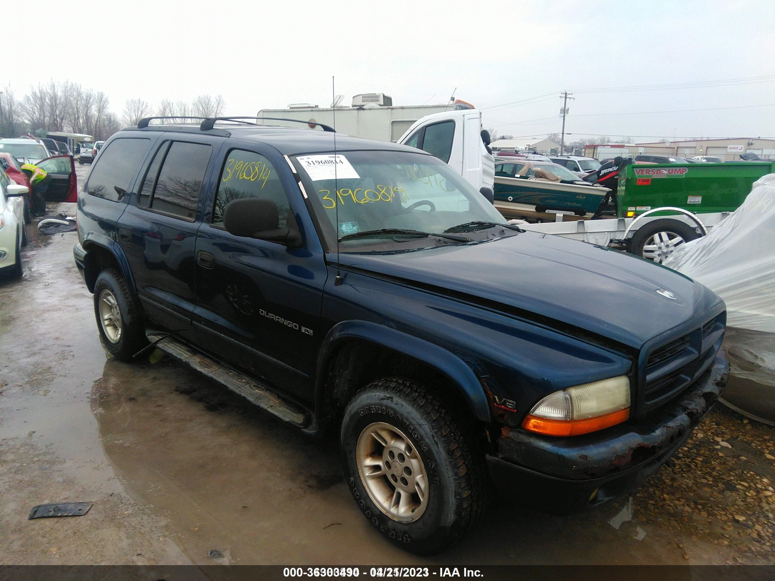 DODGE DURANGO 2000 1b4hs28n7yf192760