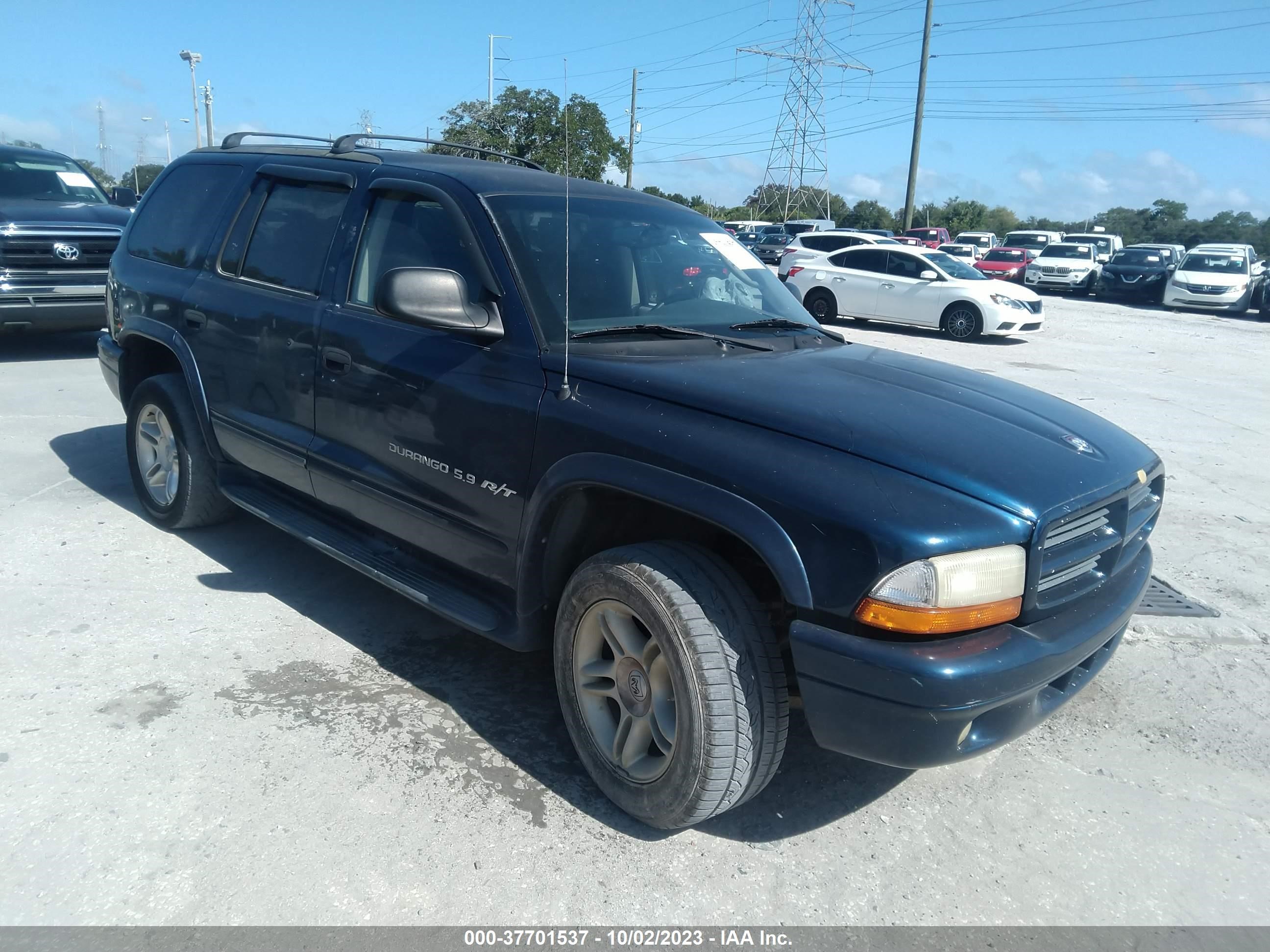 DODGE DURANGO 2001 1b4hs28z21f531613