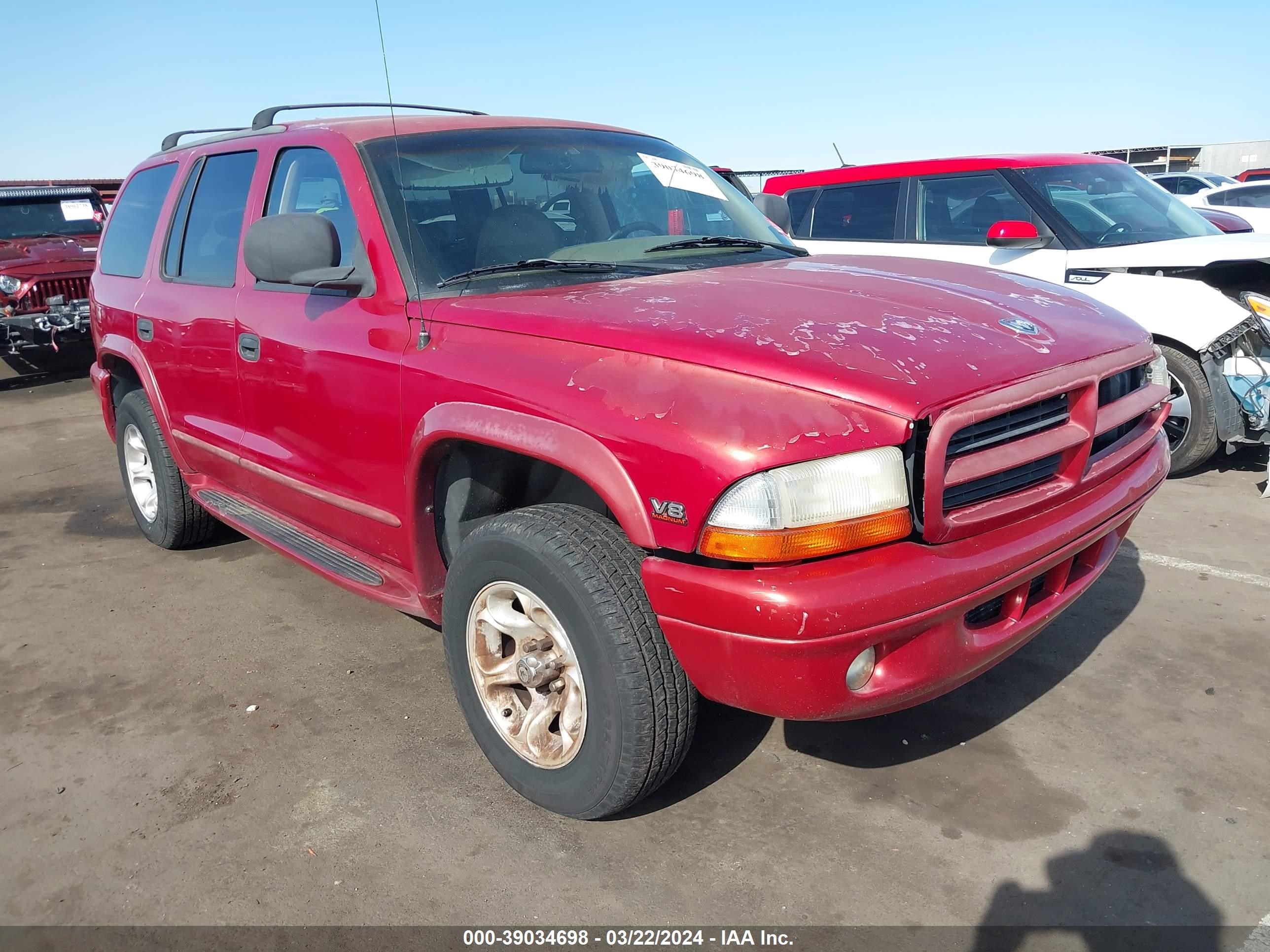 DODGE DURANGO 1998 1b4hs28z3wf164759