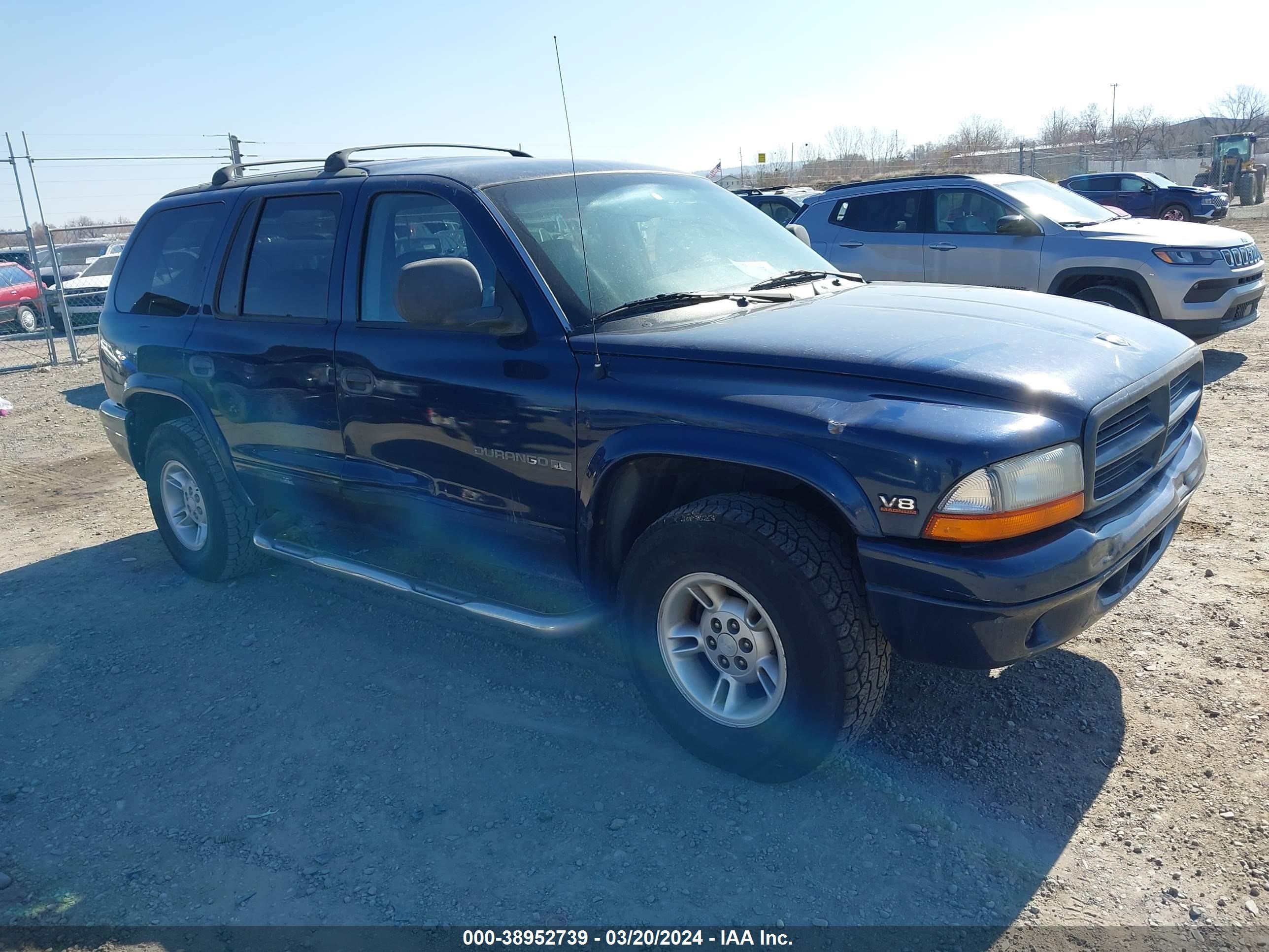 DODGE DURANGO 2000 1b4hs28z3yf179507