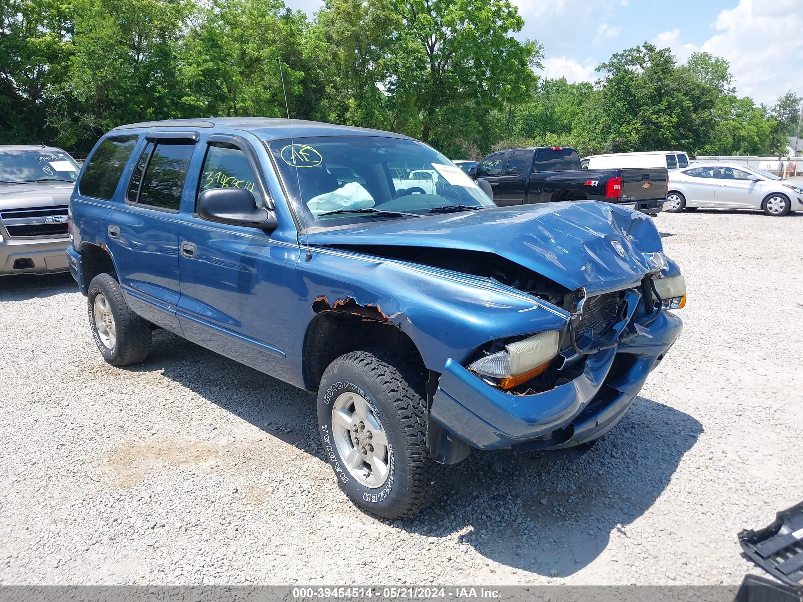 DODGE DURANGO 2002 1b4hs38n22f104792