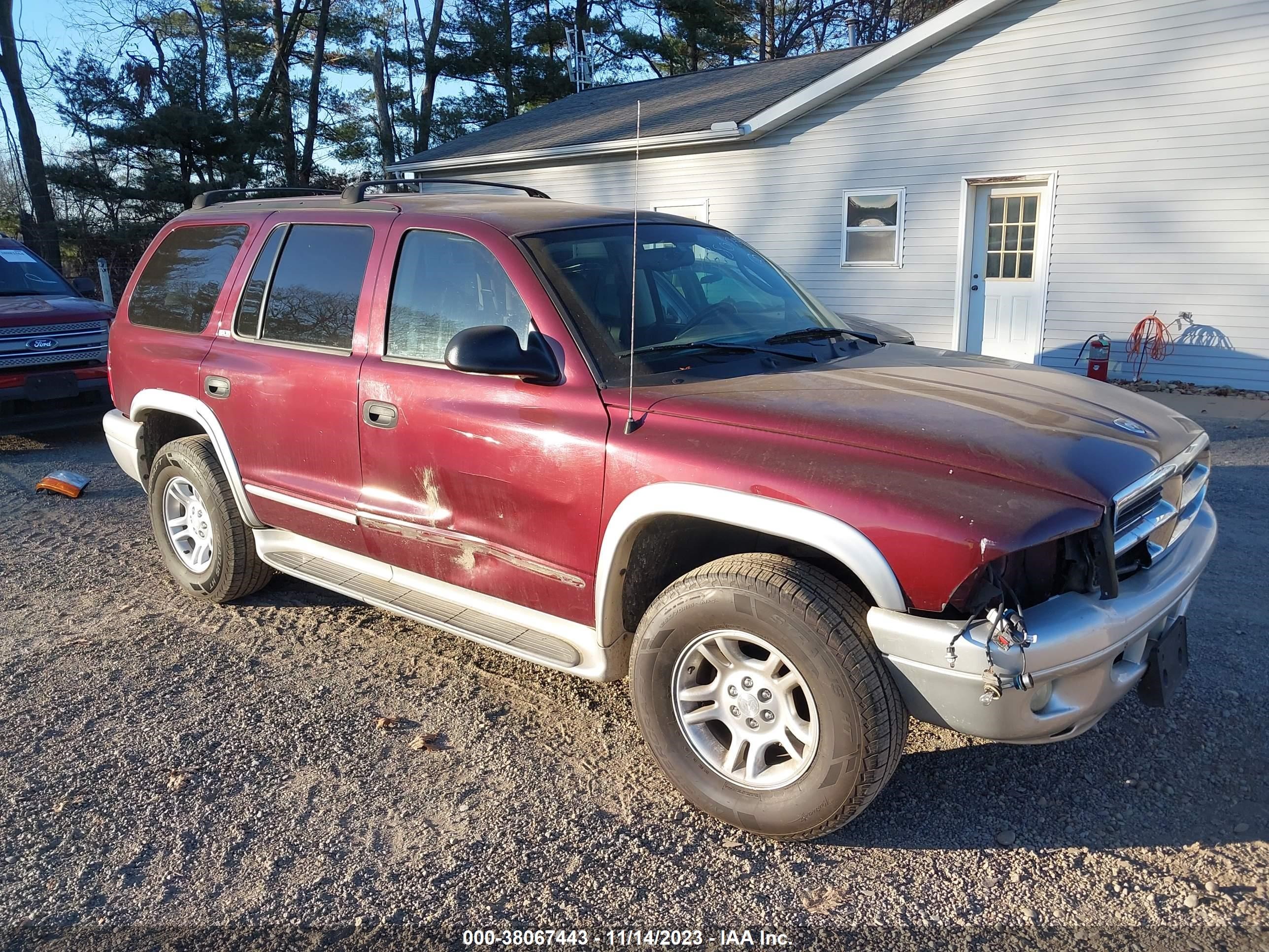 DODGE DURANGO 2002 1b4hs58n42f187055