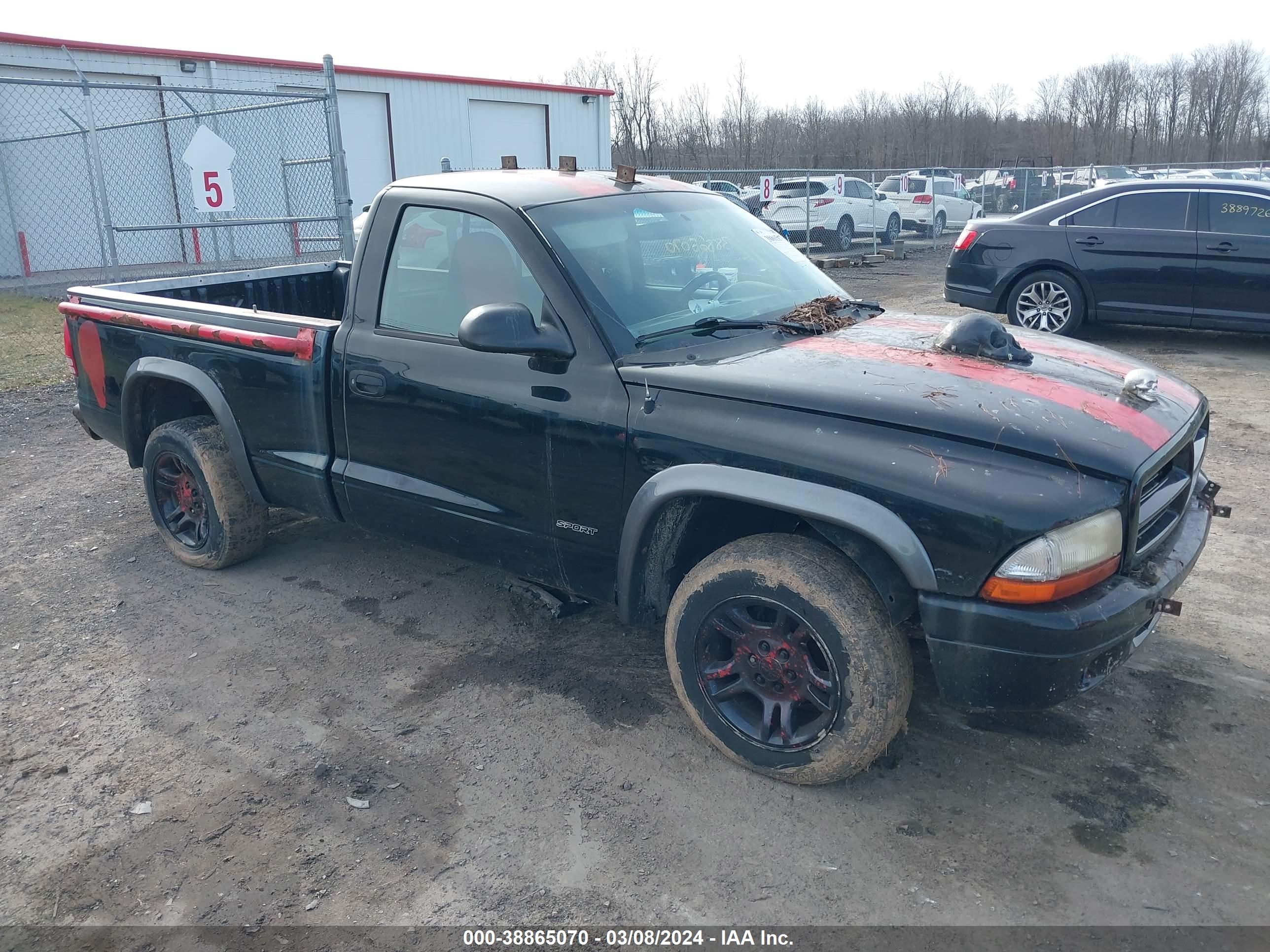 DODGE DAKOTA 2002 1b7fl16x72s705607