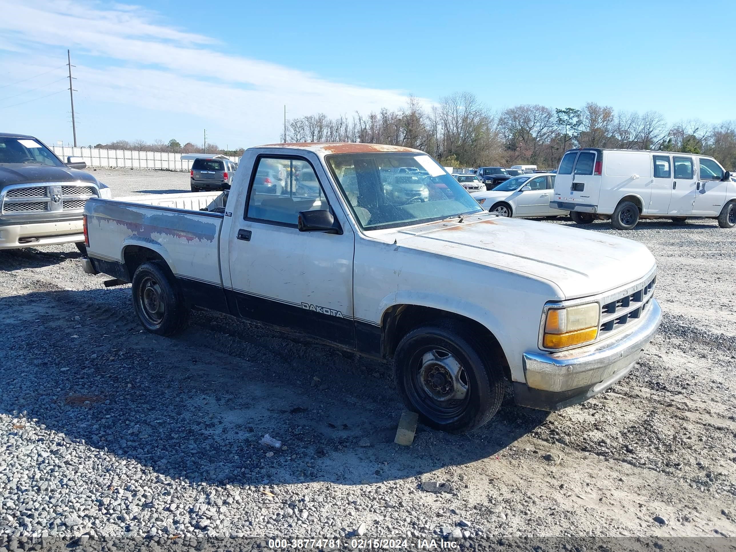 DODGE DAKOTA 1992 1b7fl26x0ns566530