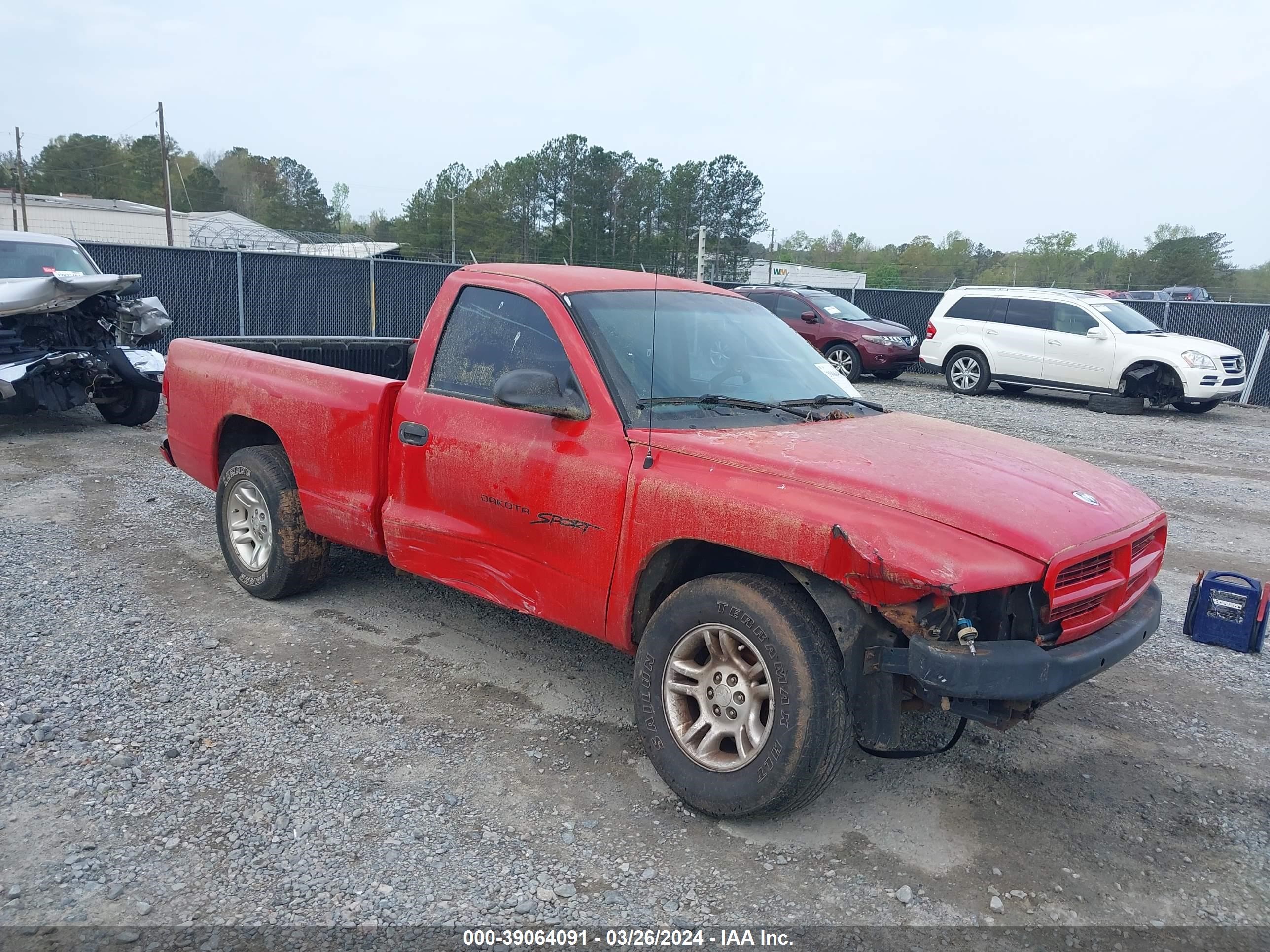 DODGE DAKOTA 2001 1b7fl26x11s112927