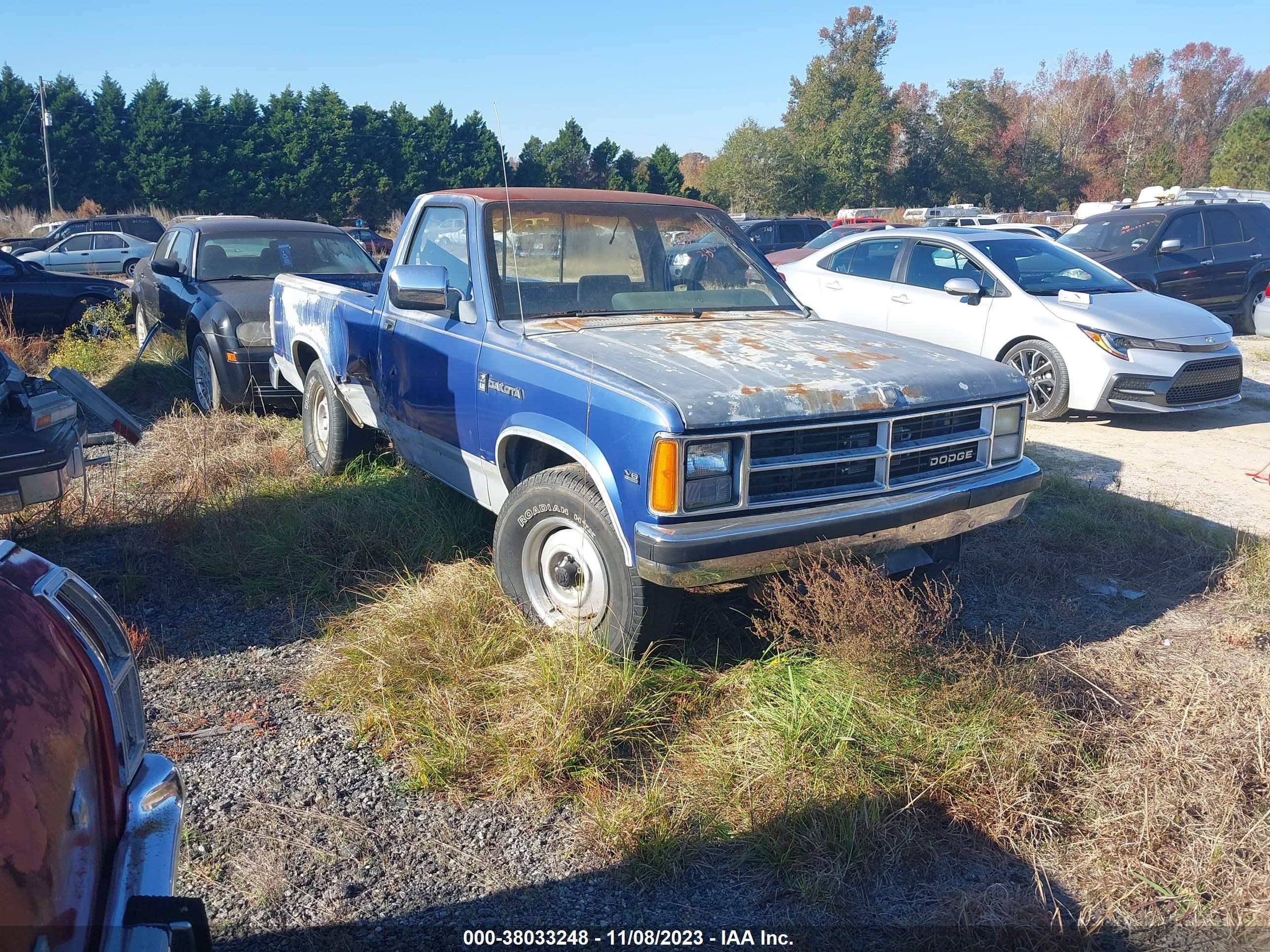 DODGE DAKOTA 1990 1b7fl26x4ls614561