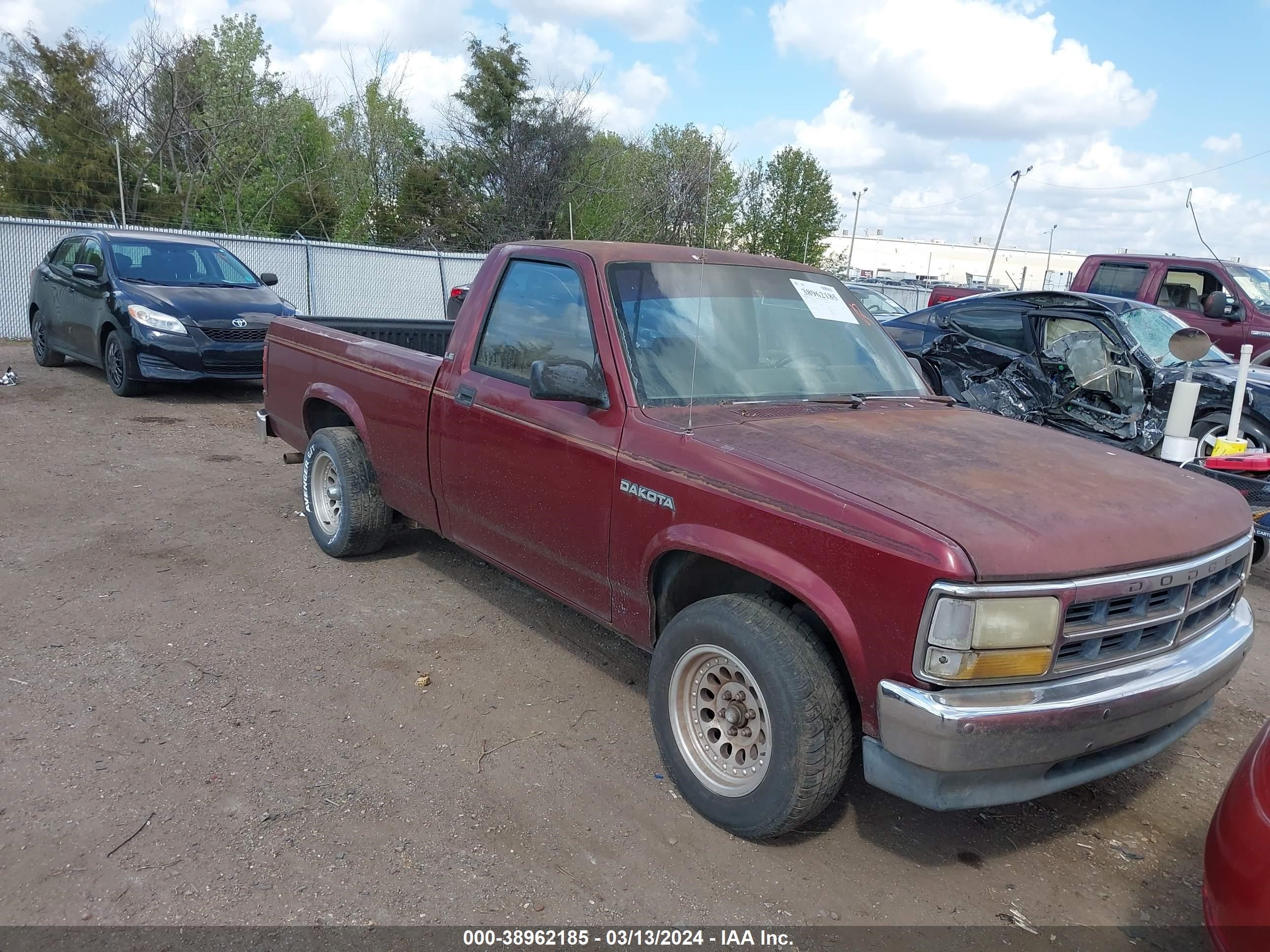 DODGE DAKOTA 1993 1b7fl26x5ps188658