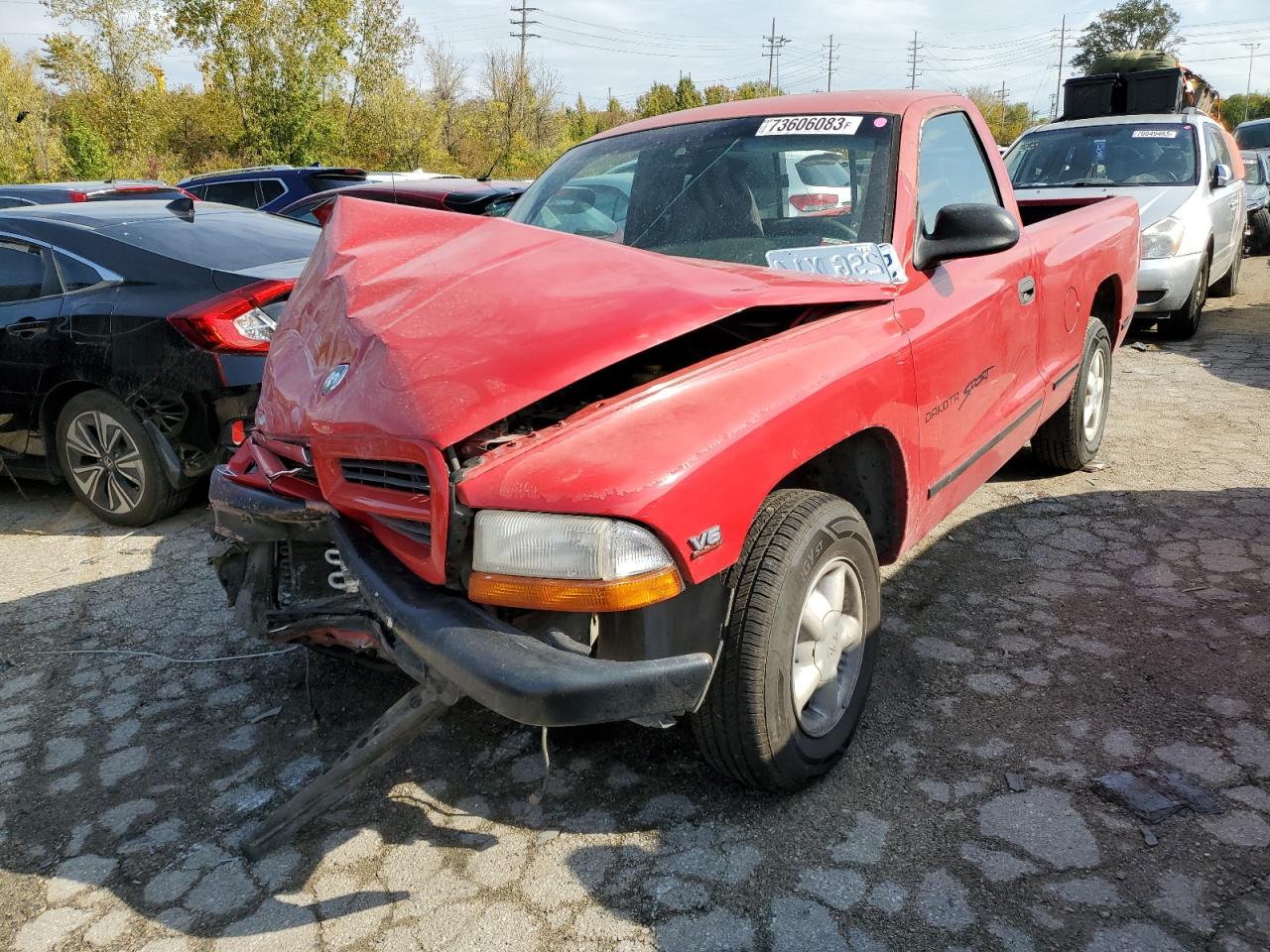 DODGE DAKOTA 1998 1b7fl26x5ws746684