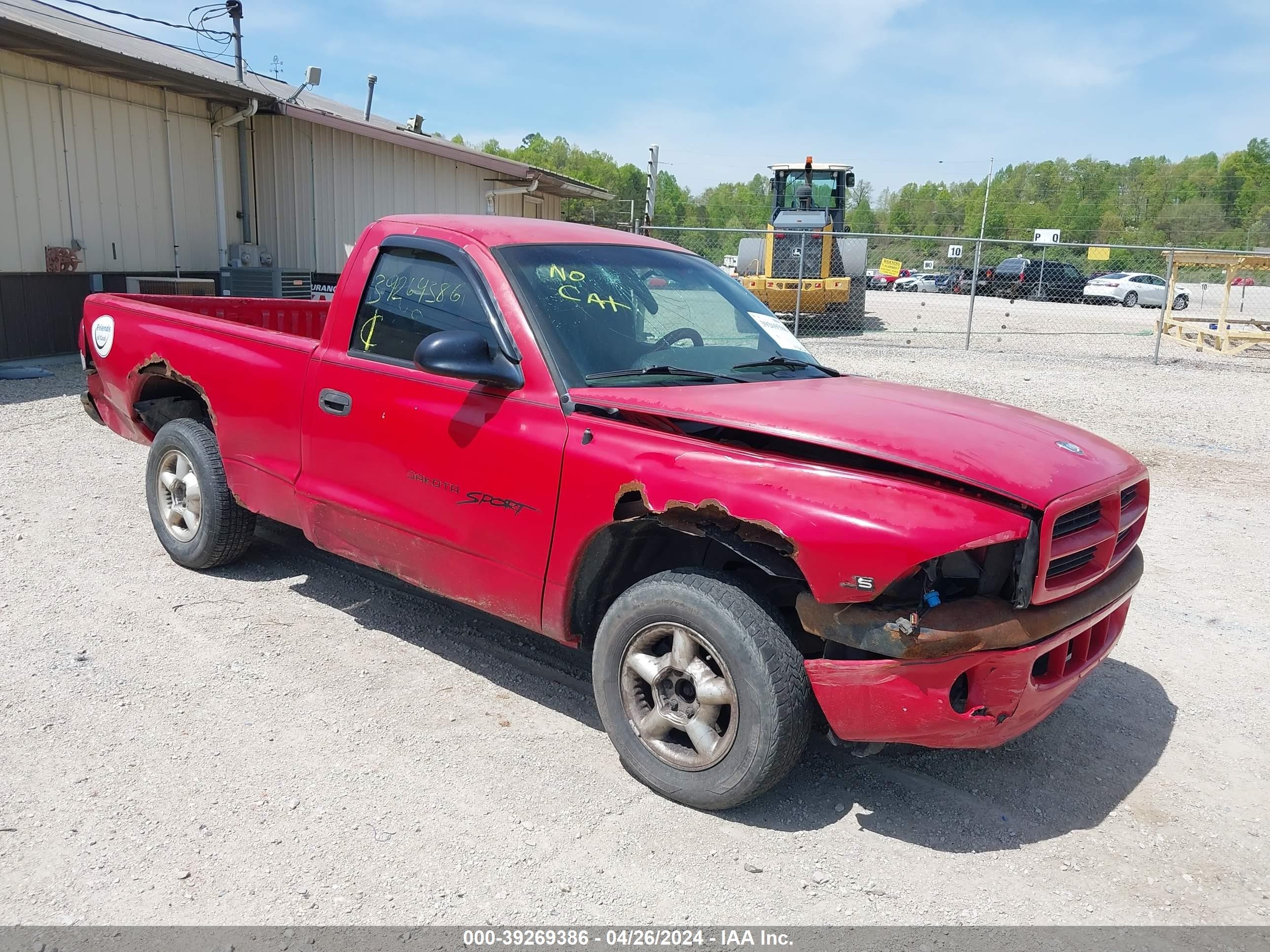 DODGE DAKOTA 1998 1b7fl26x7ws506973