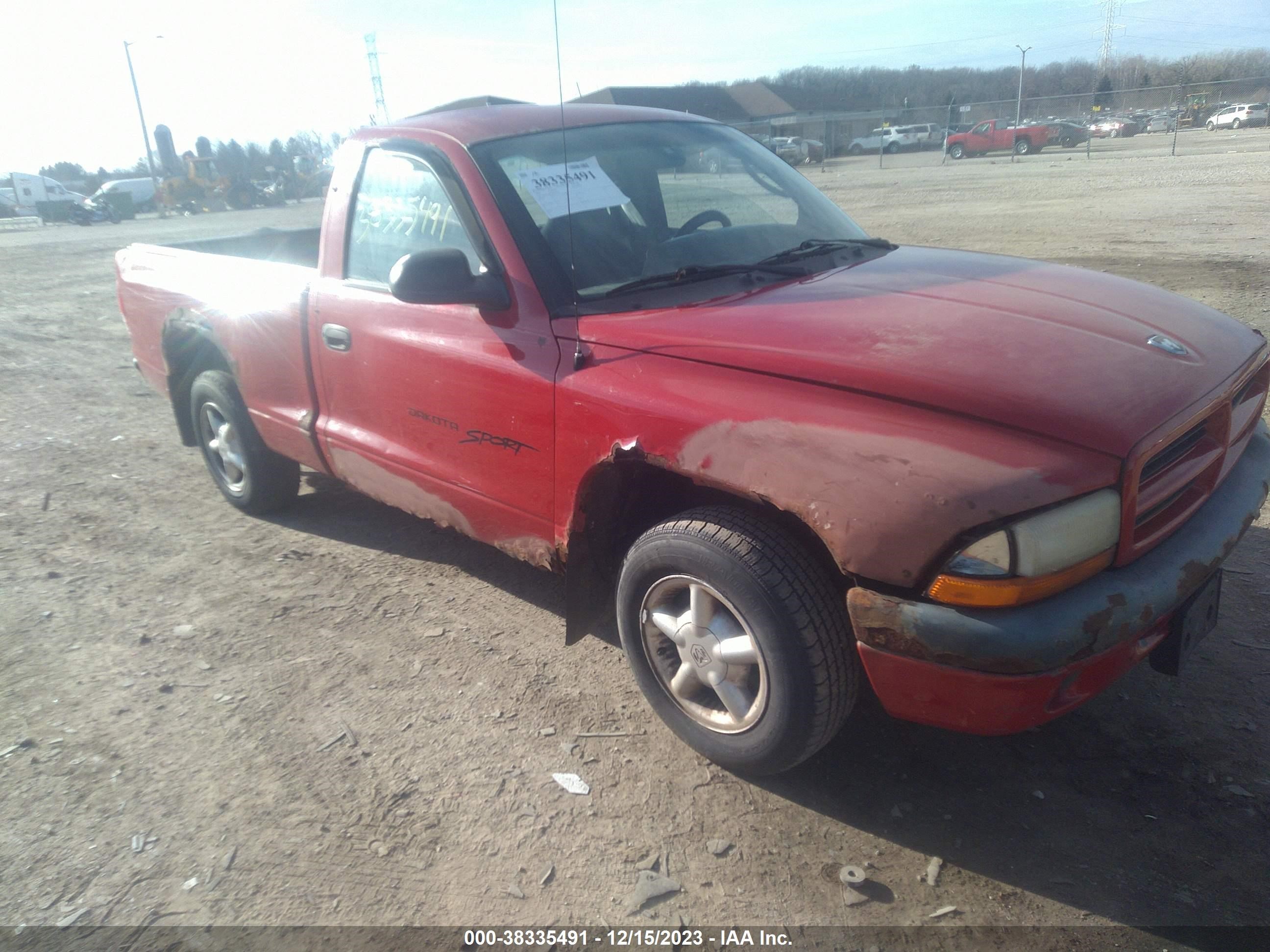 DODGE DAKOTA 2000 1b7fl26x9ys657008